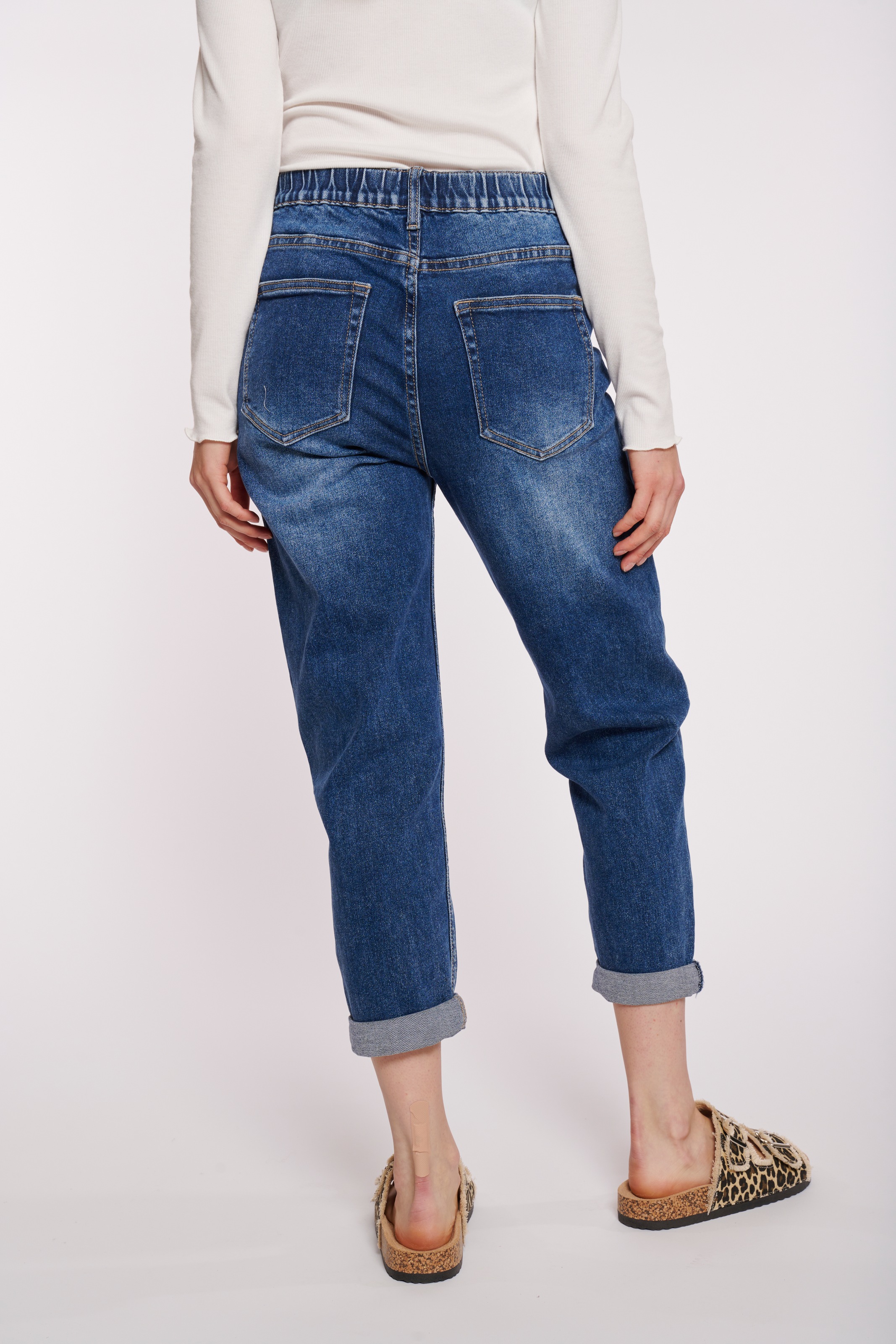 HaILY’S High-waist-Jeans "LG HW C JN Mirell", mit Gummizug am Bund günstig online kaufen