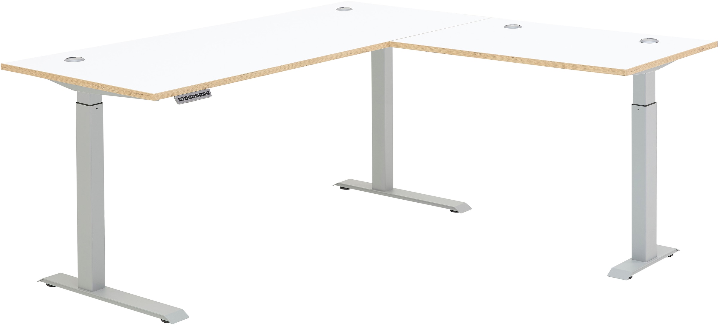 Innostyle Schreibtisch "Memphis Eckschreibtisch, 185x72x177cm (B/H/T)", (1 günstig online kaufen