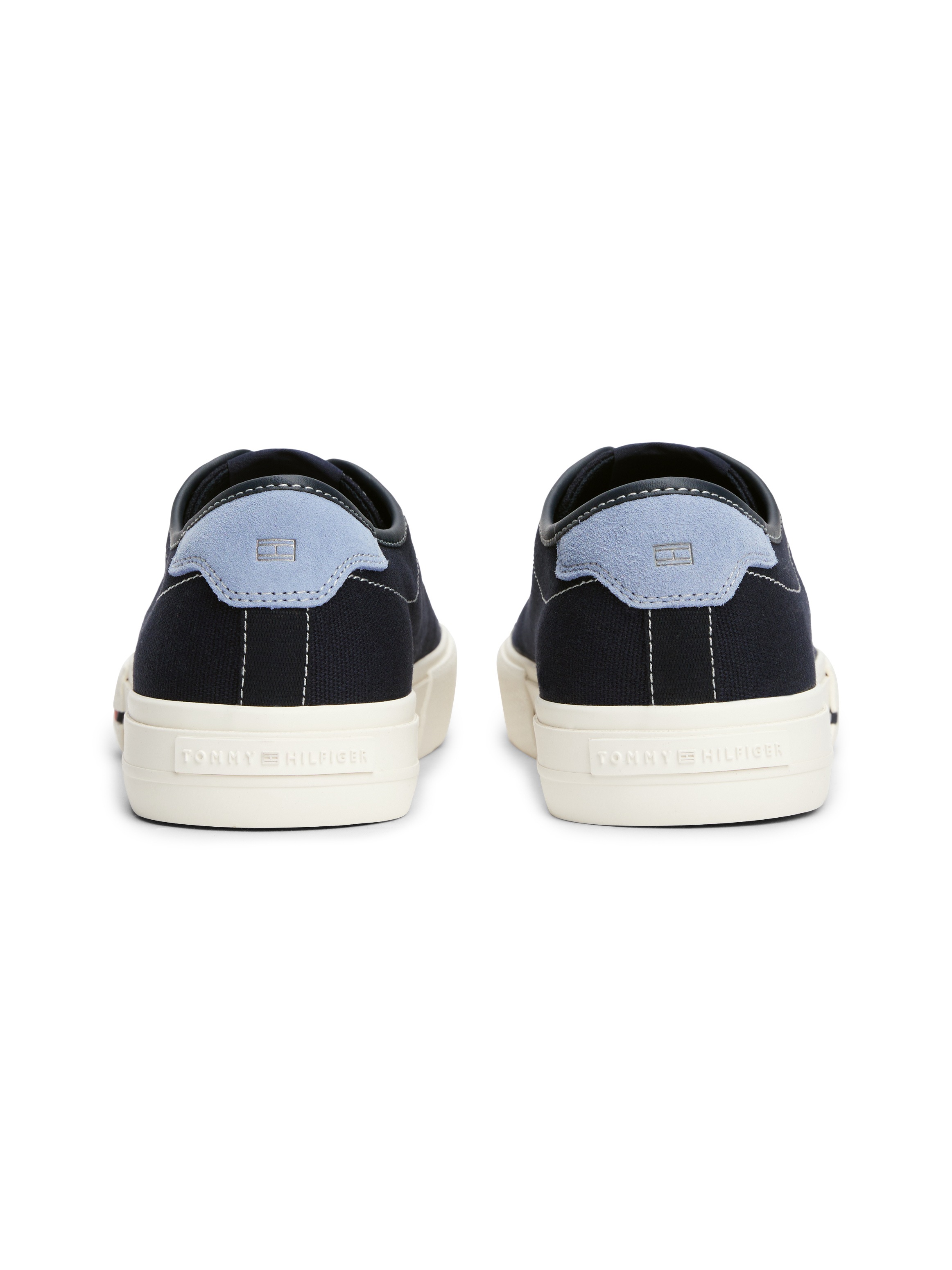 Tommy Hilfiger Sneaker »TH HI VULC STREET CANVAS«, Freizeitschuh, Halbschuh, Schnürschuh mit Logoflag im Plateau