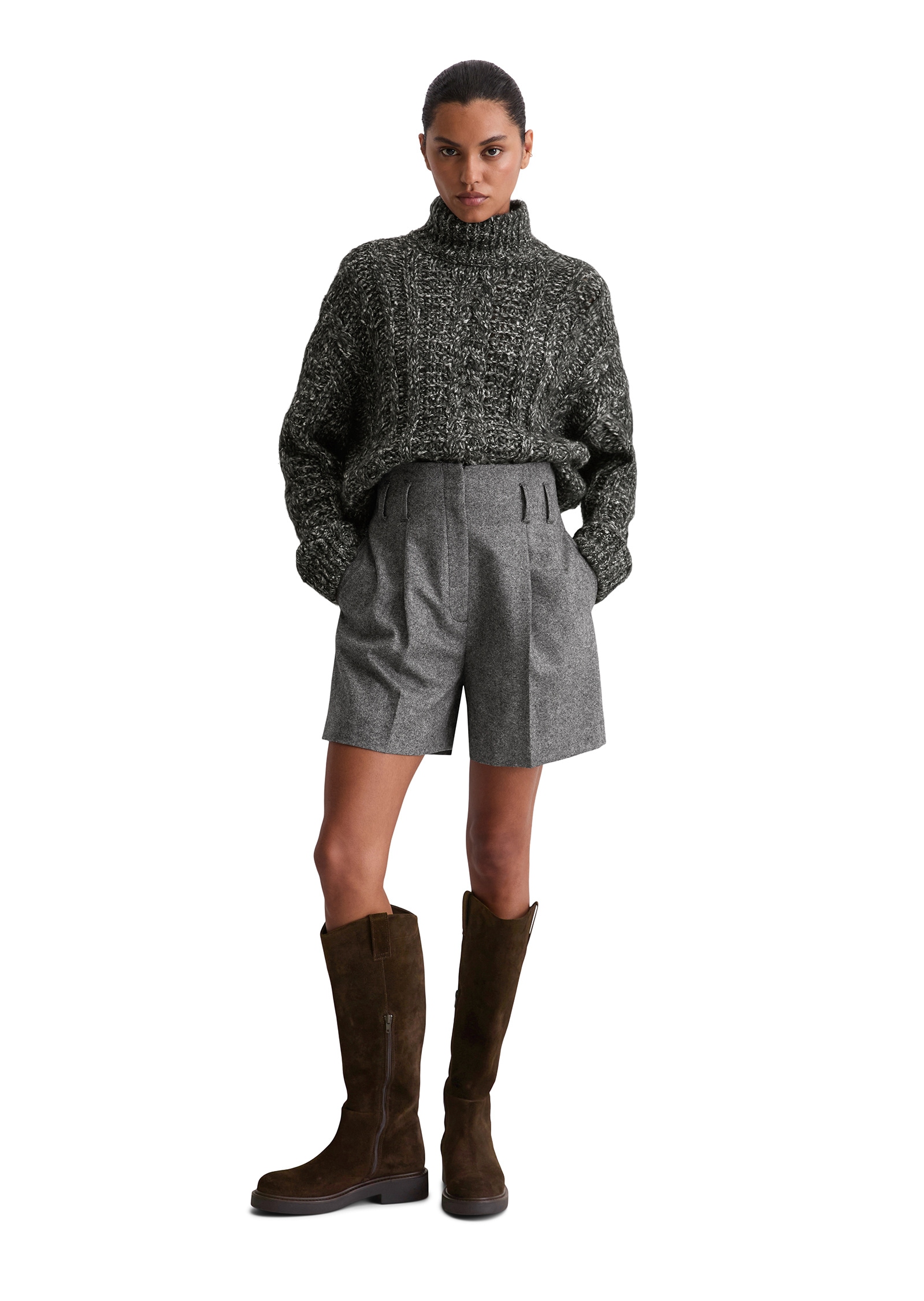 Marc O'Polo Shorts »aus Schurwolle-Mix«