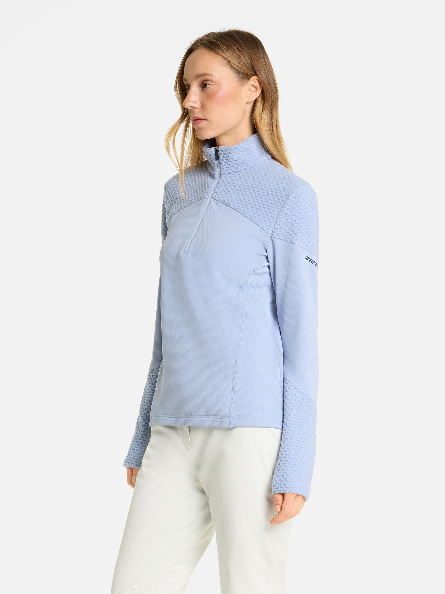 Ziener Sweatshirt »JADORA-Z DAMEN«, warm, elastisch, halber Front-Reißverschluss

