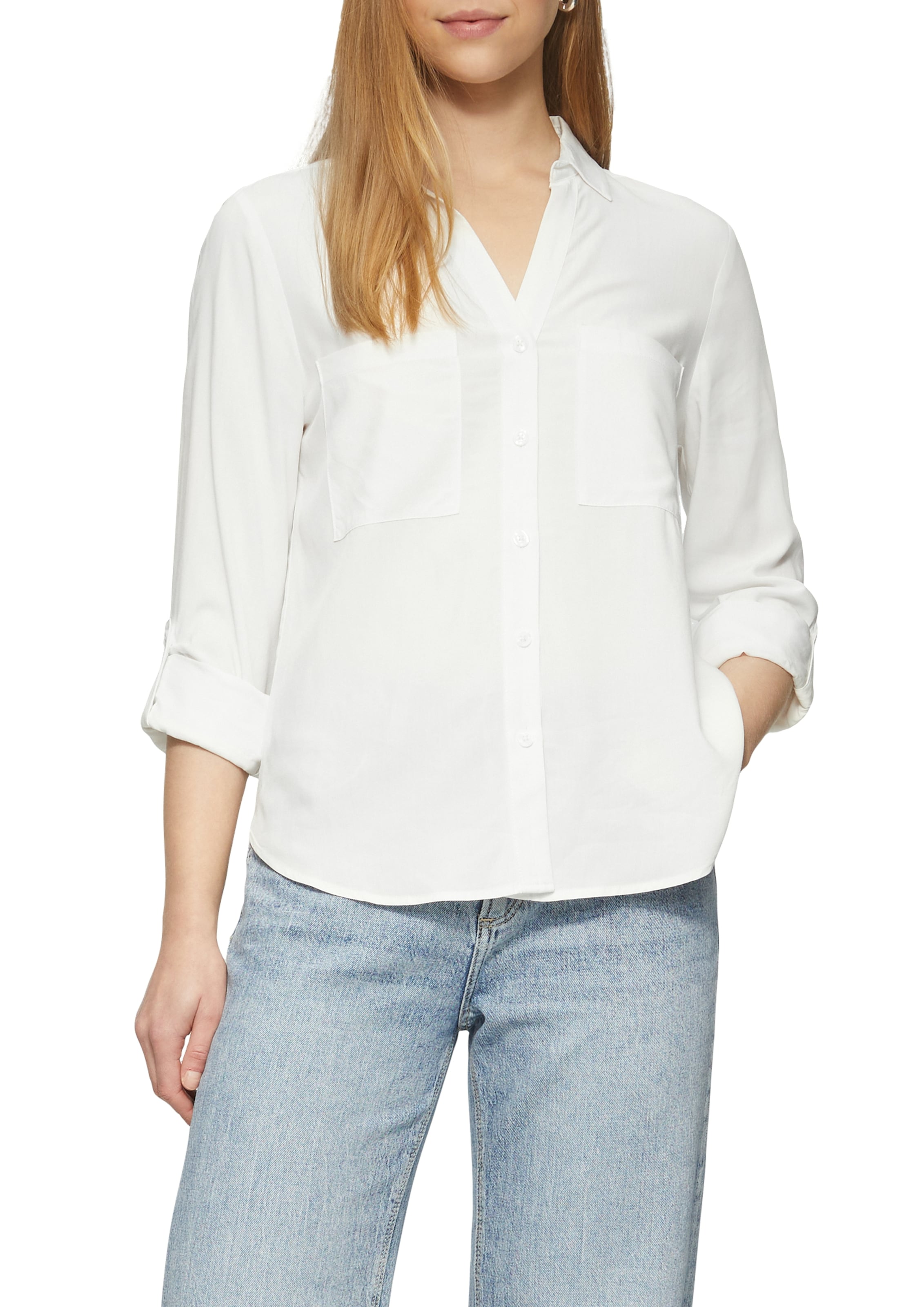 QS mit Turn-Up Ärmeln günstig online kaufen