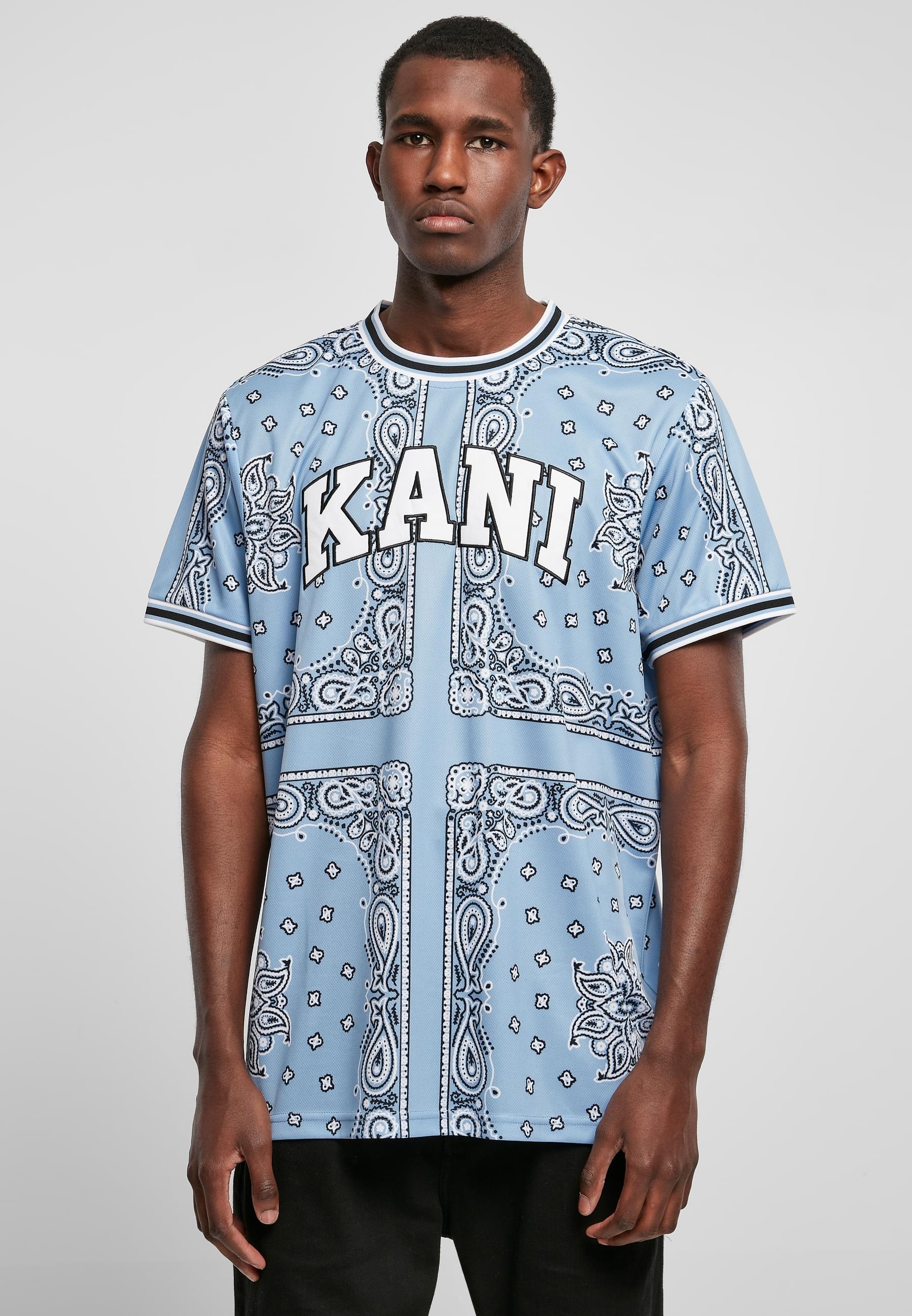 Karl Kani T-Shirt »Karl Kani Men KM222-013-1 Serif Paisley Mesh Tee«, (1 tlg.)