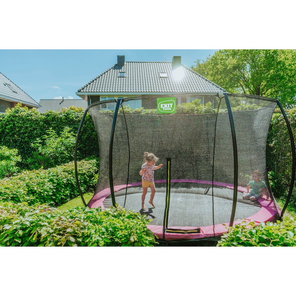 EXIT Gartentrampolin »Silhouette Ground«, Ø 427 cm, mit Sicherheitsnetz