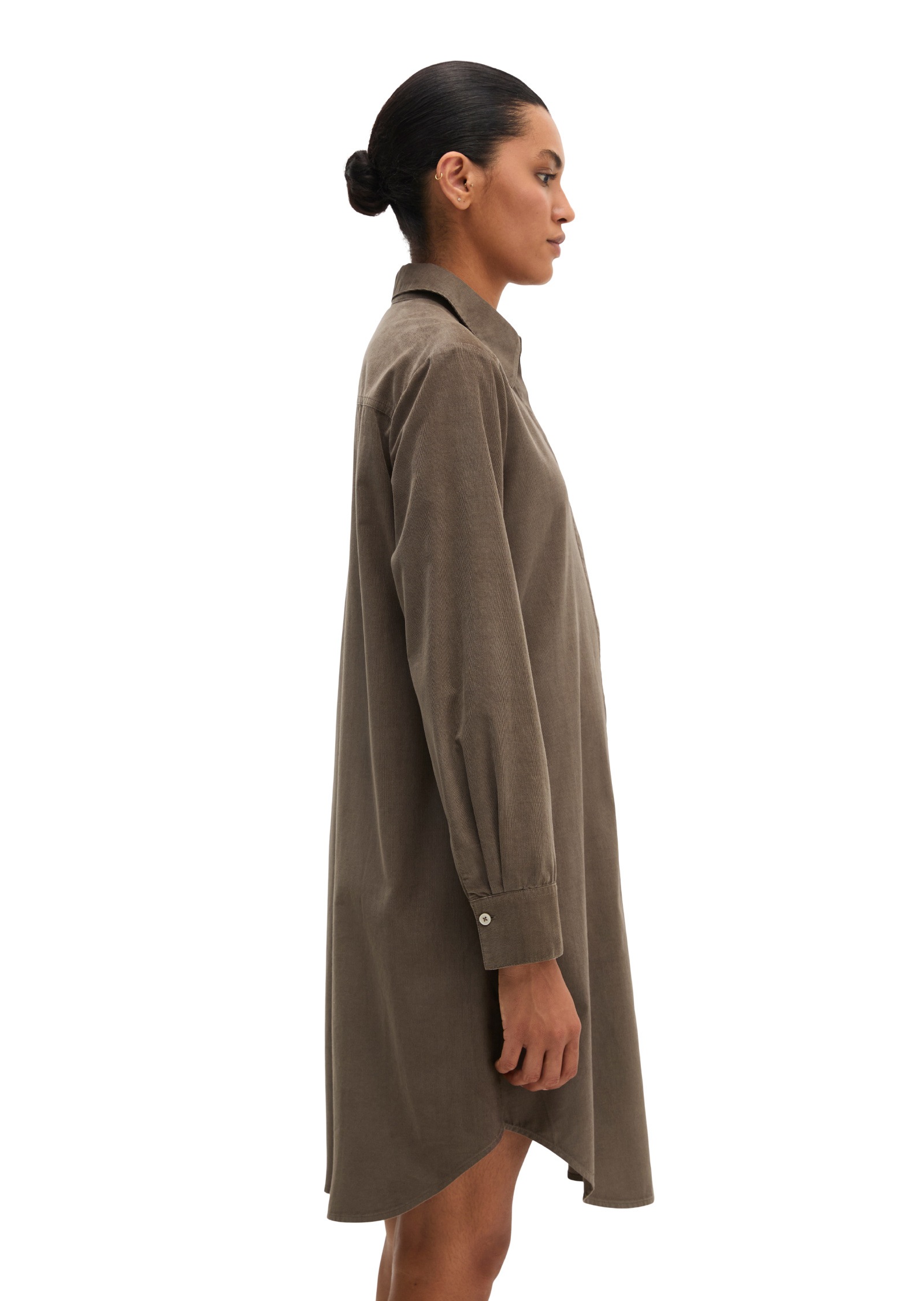 Marc O'Polo Hemdblusenkleid »in samtiger Cord-Qualität«