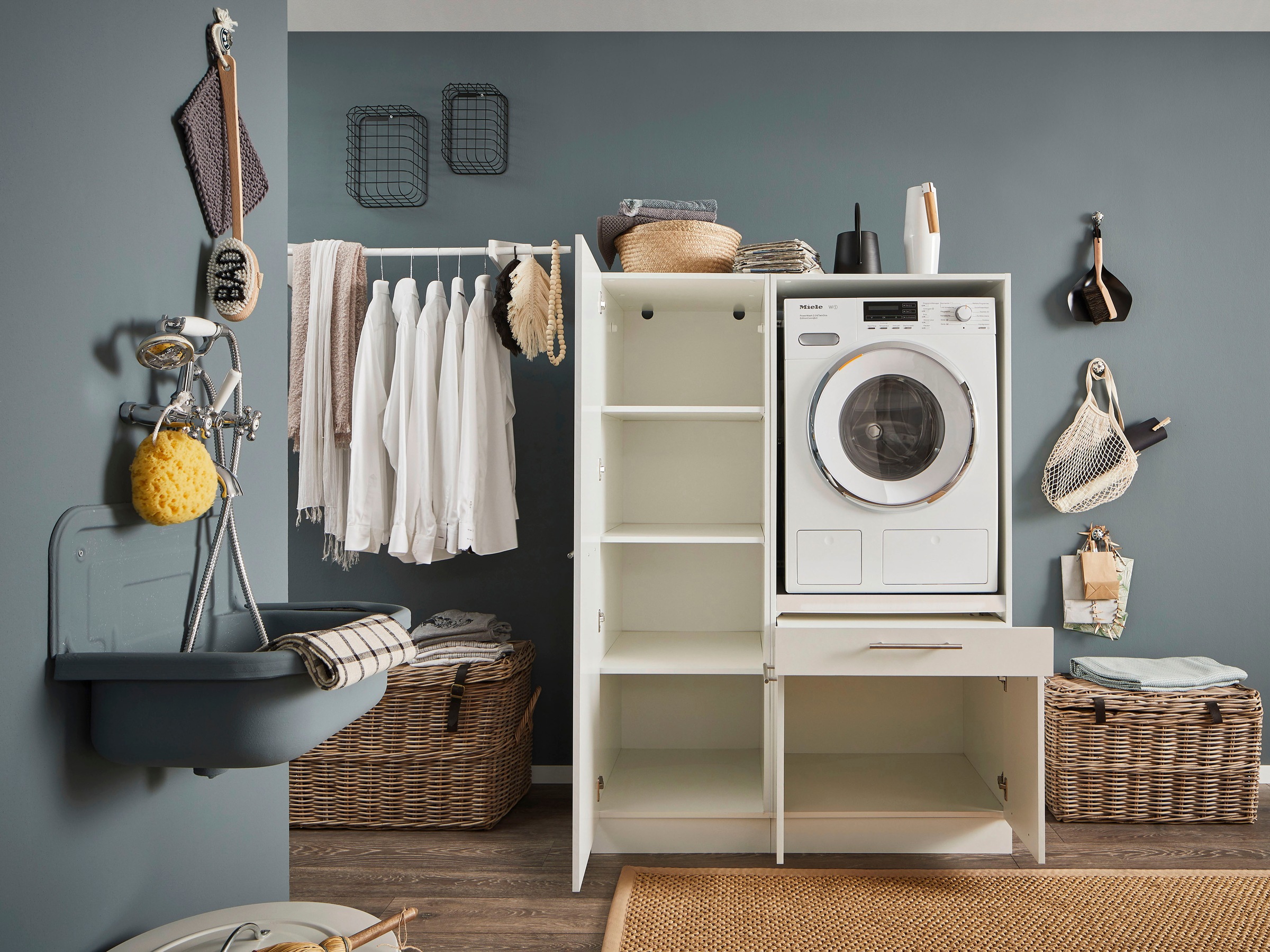 Laundreezy Mehrzweckschrank-Set LAUNDREEZY LDSK6, Breite 117,5 günstig online kaufen
