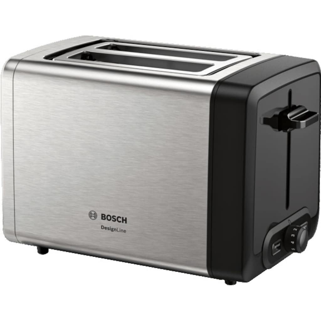 BOSCH Toaster »TAT4P420DE DesignLine«, 2 kurze Schlitze, 820 W