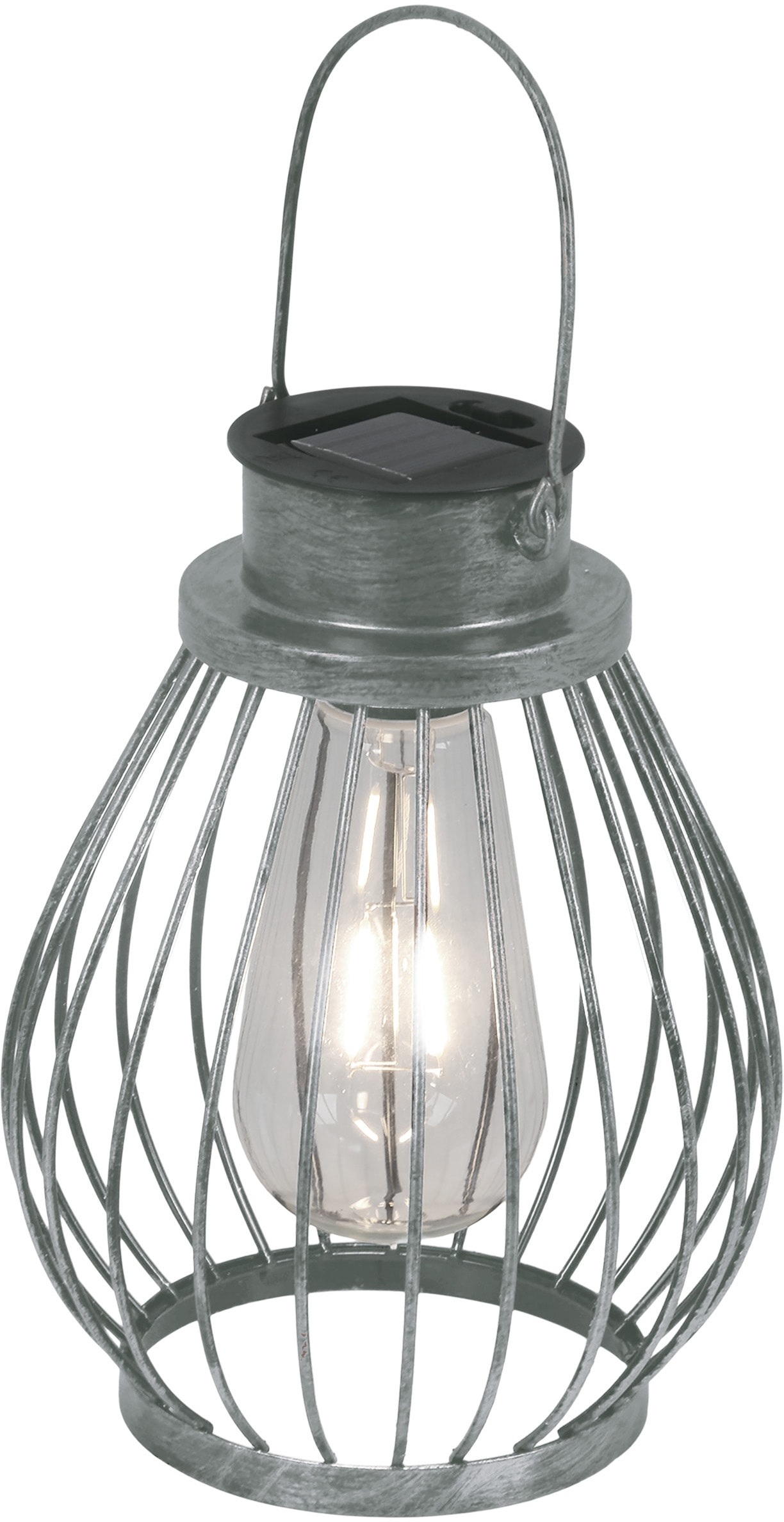 näve LED Solarleuchte "Balubo" LED-Modul Warmweiß Solar, incl. Schiebeschal günstig online kaufen