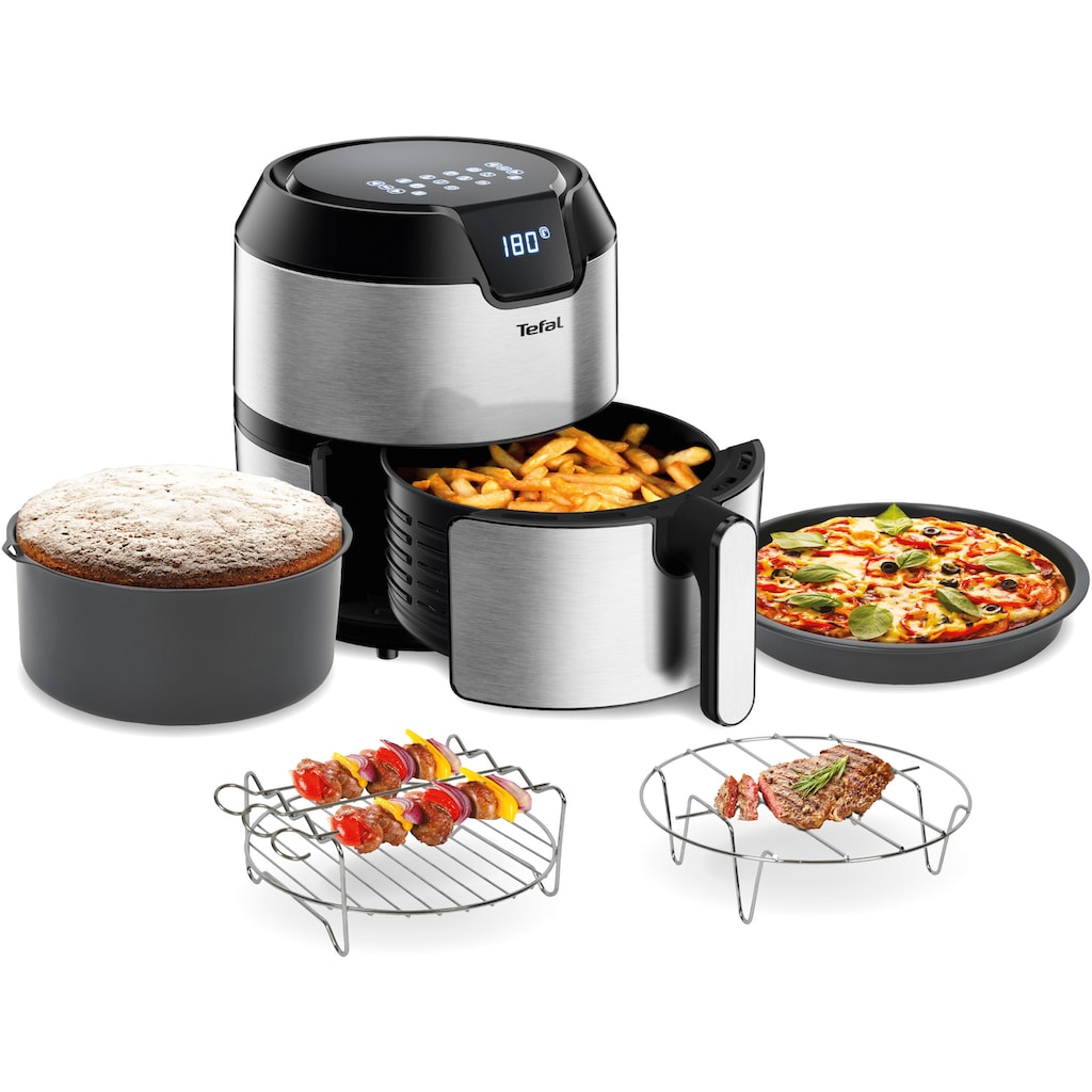 Tefal Heißluftfritteuse »EY401D.HERO Easy Fry Deluxe«, 1500 W