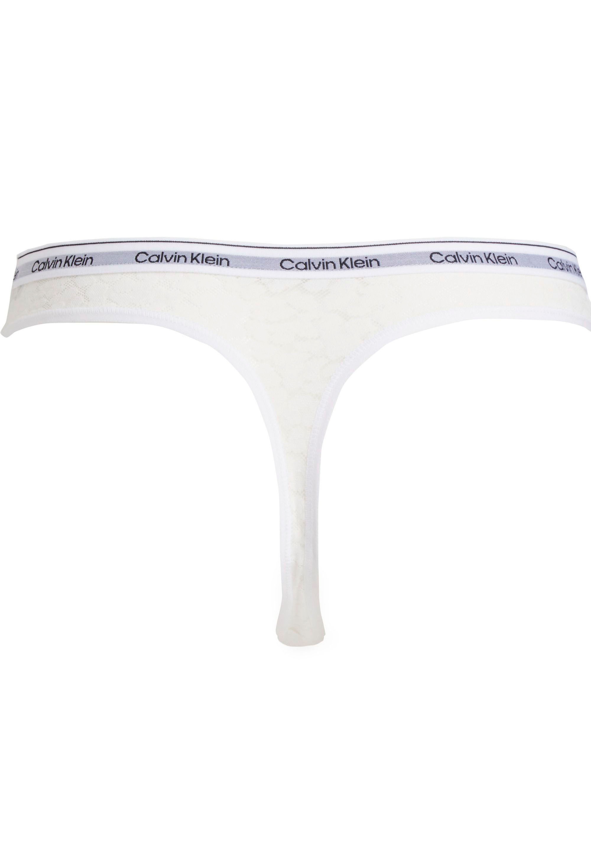 Calvin Klein Underwear T-String »HIGH LEG THONG«, mit CK-Logo am Bund
