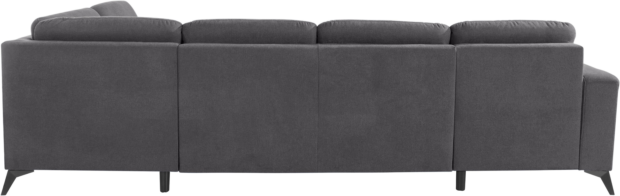 Home Affaire Lolland U-Shape Sofa Anthracite Grey 9