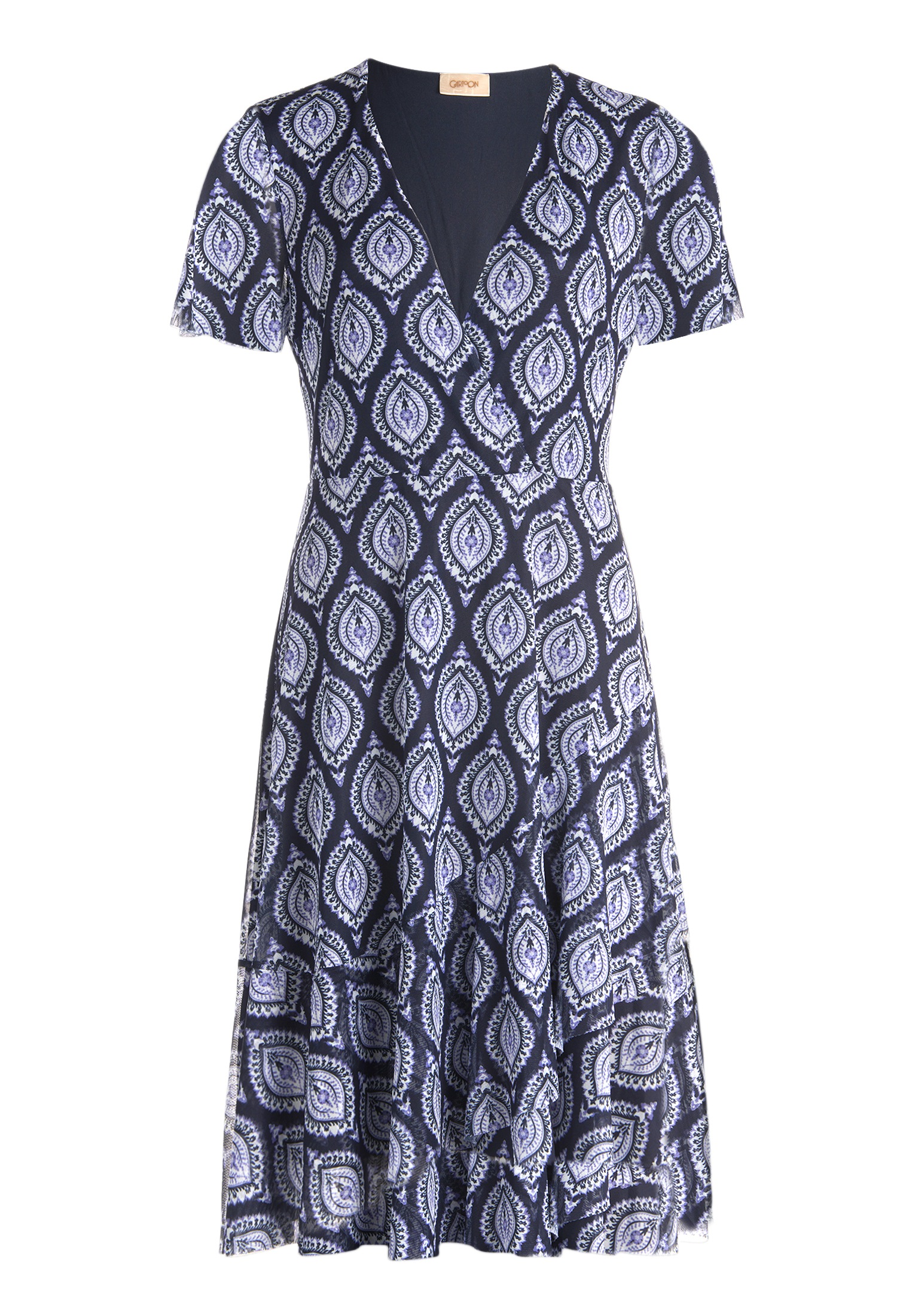 Cartoon Volantkleid "Damen mit Rüschen" Ohne Tasche günstig online kaufen