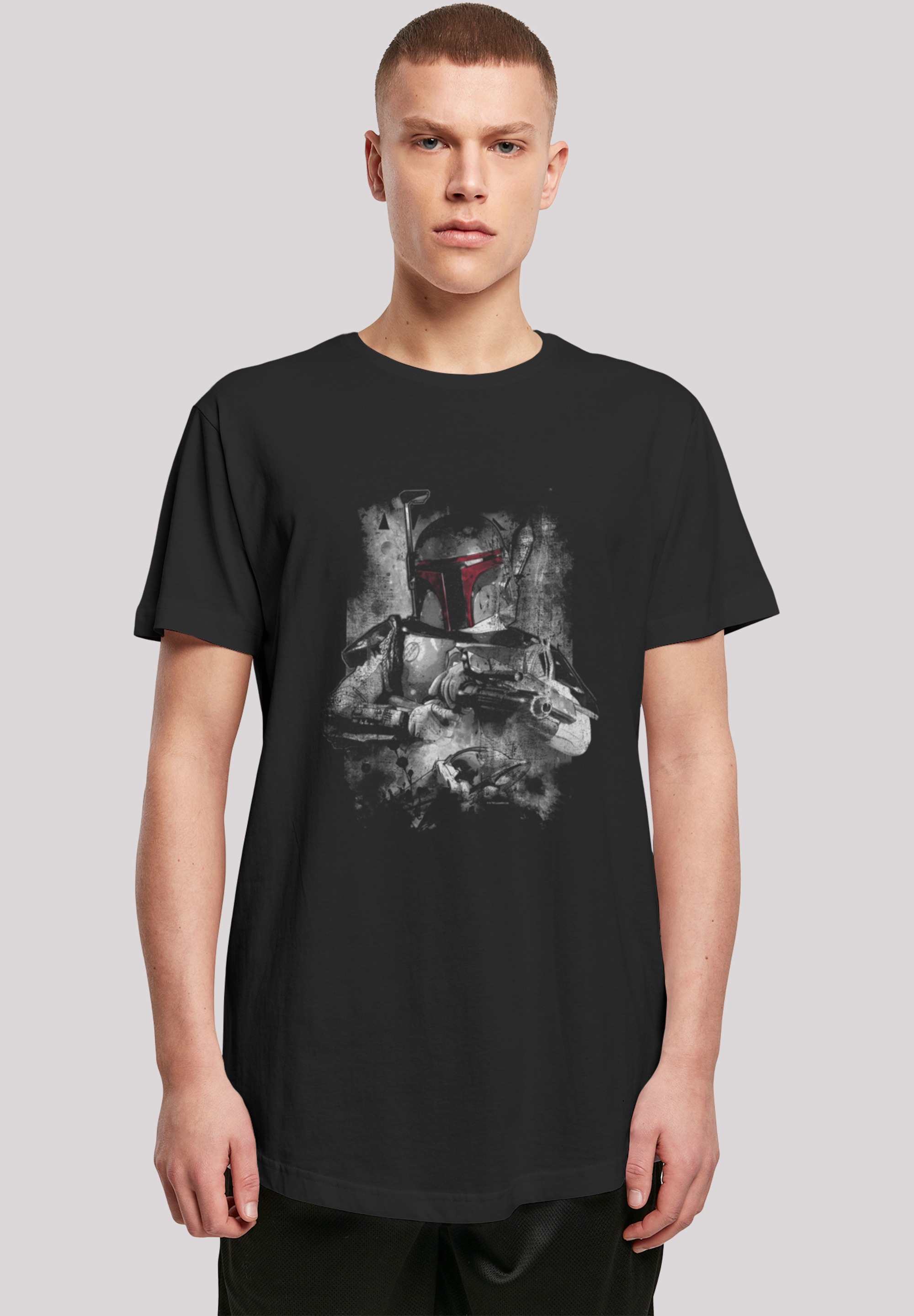 F4NT4STIC T-Shirt "Star Wars Boba Fett Distressed", Print günstig online kaufen