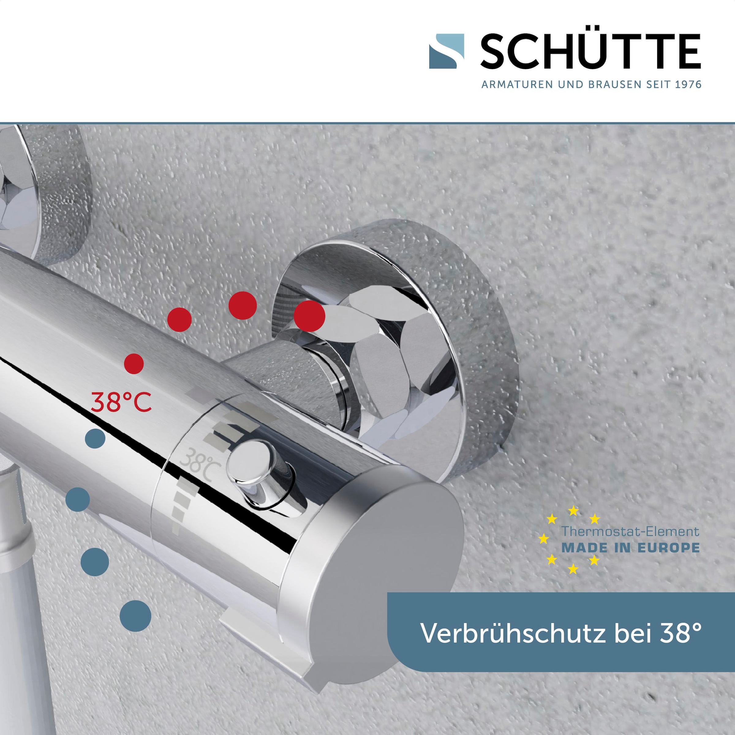 Schütte Badarmatur »3-teilige Serie LONDON«, (Set)