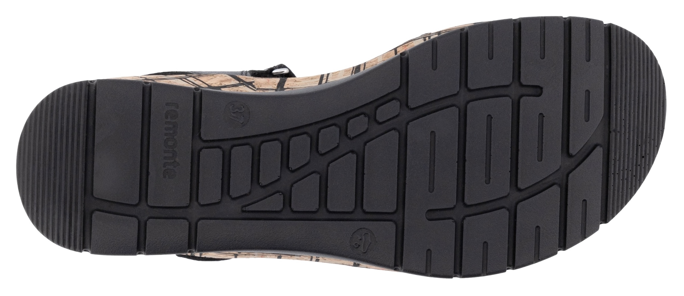Remonte Keilsandalette, Riemchensandale, Bequemschuh, Sommerschuh mit Klettverschlüssen