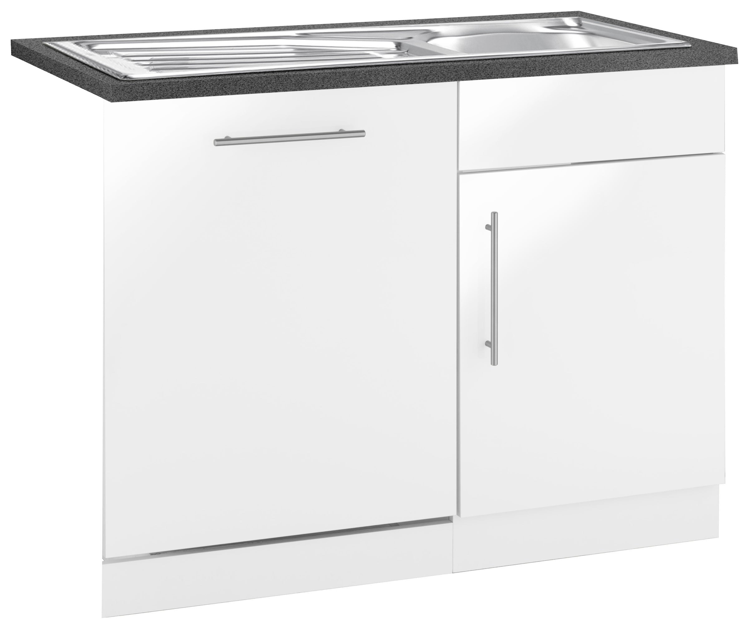 wiho Küchen Spülenschrank »"Cali"«, 110 cm breit, inkl. Tür/Sockel für Geschirrspüler