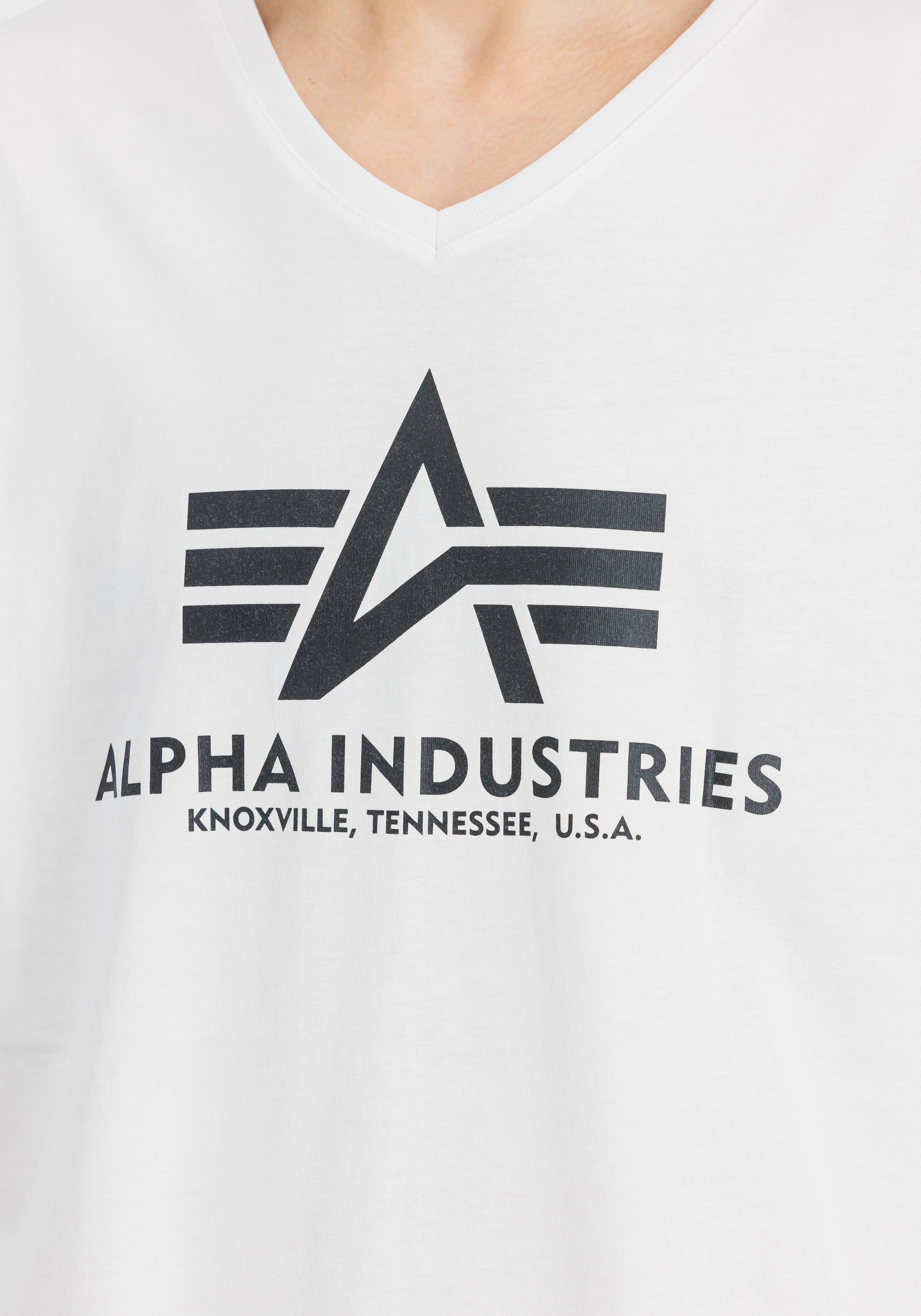 Alpha Industries T-Shirt »Alpha Industries Men - T-Shirts Basic V-Neck T«