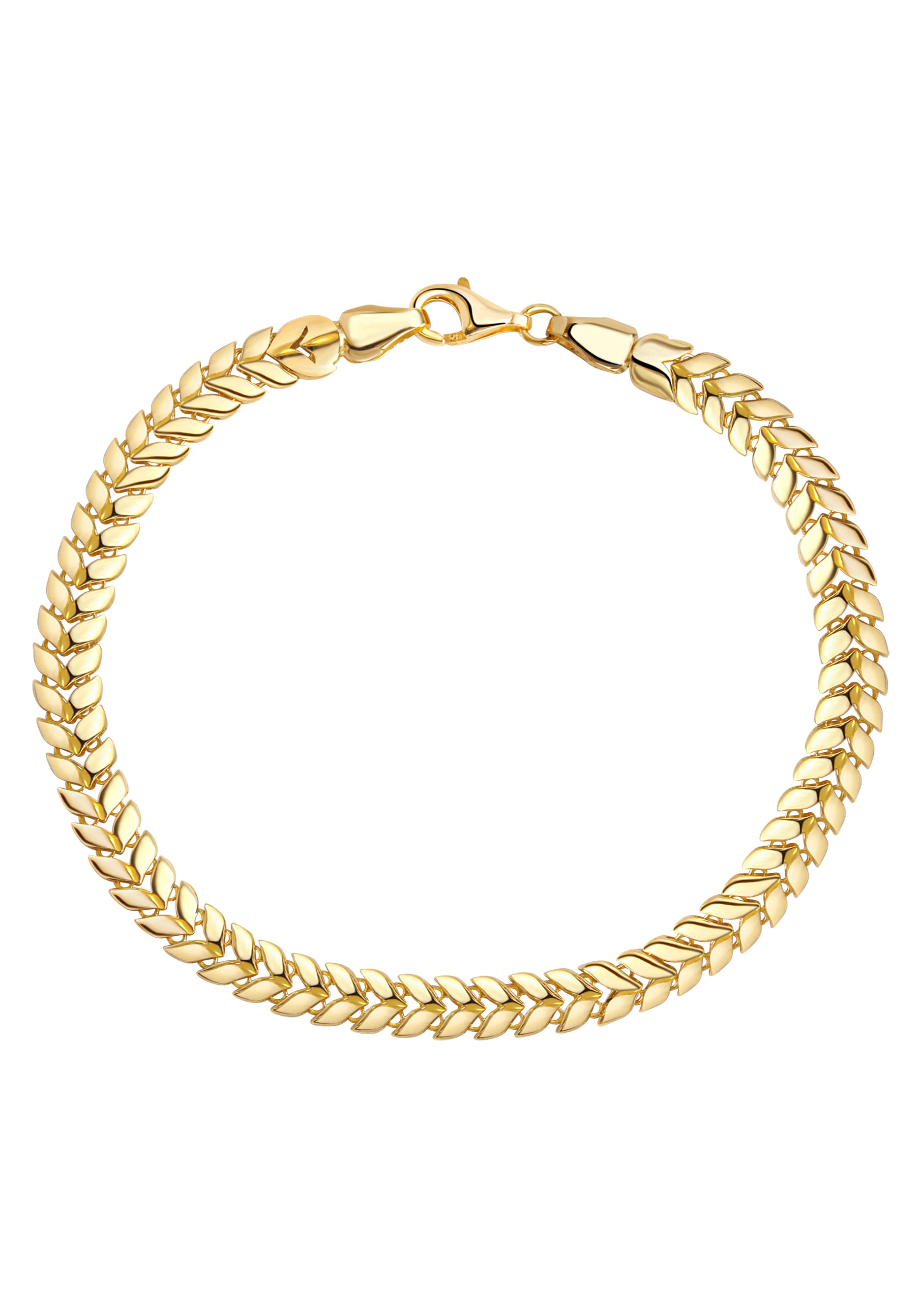 Firetti Goldarmband »Schmuck Geschenk Gold 375 Armschmuck Armkette  Goldarmband Fischgrät«, zu Kleid, Shirt, Jeans, Sneaker! Anlass Geburtstag  Weihnachten kaufen | BAUR