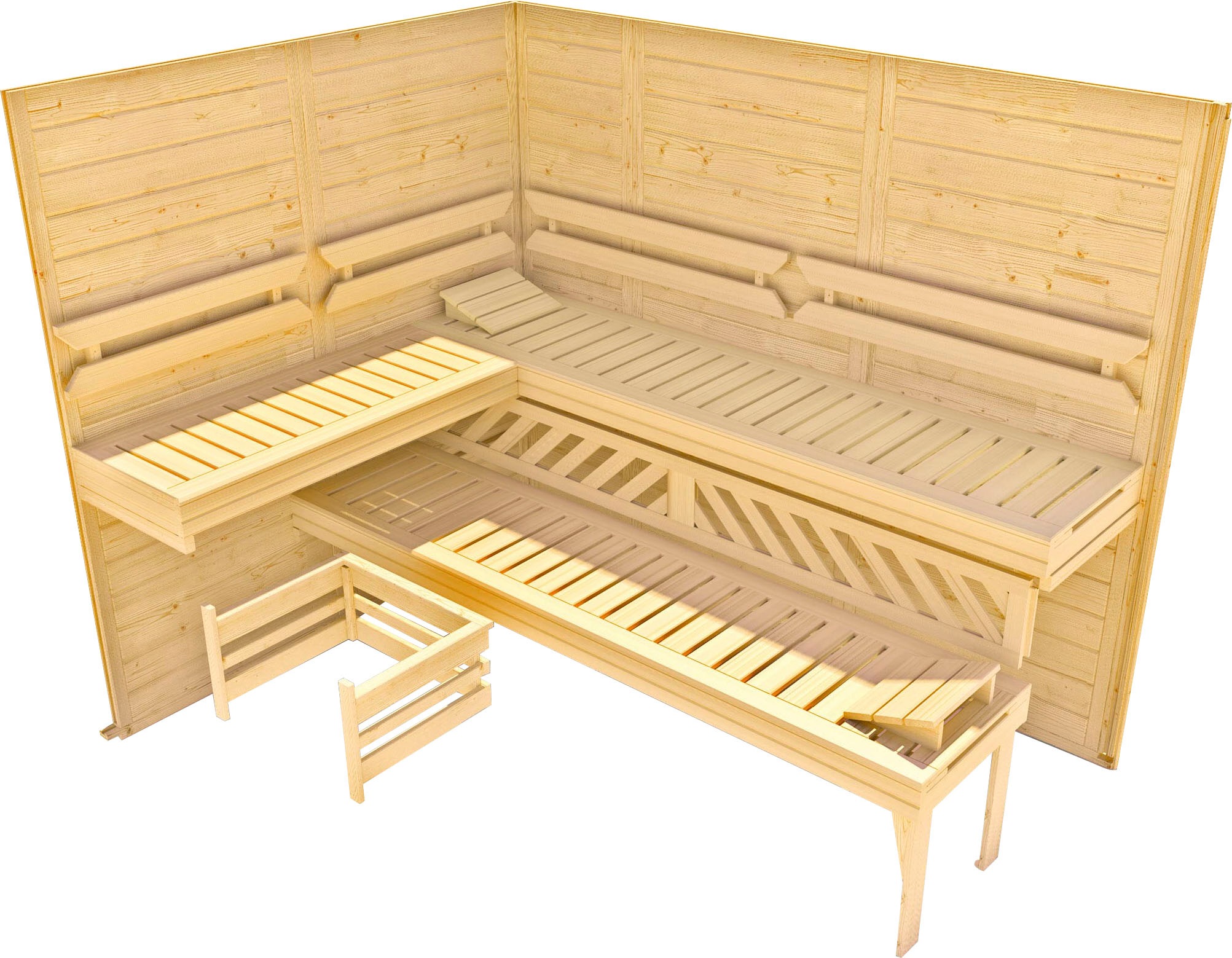 weka Sauna »Varberg«, 7,5 kW Bio-Ofen mit digitaler Steuerung