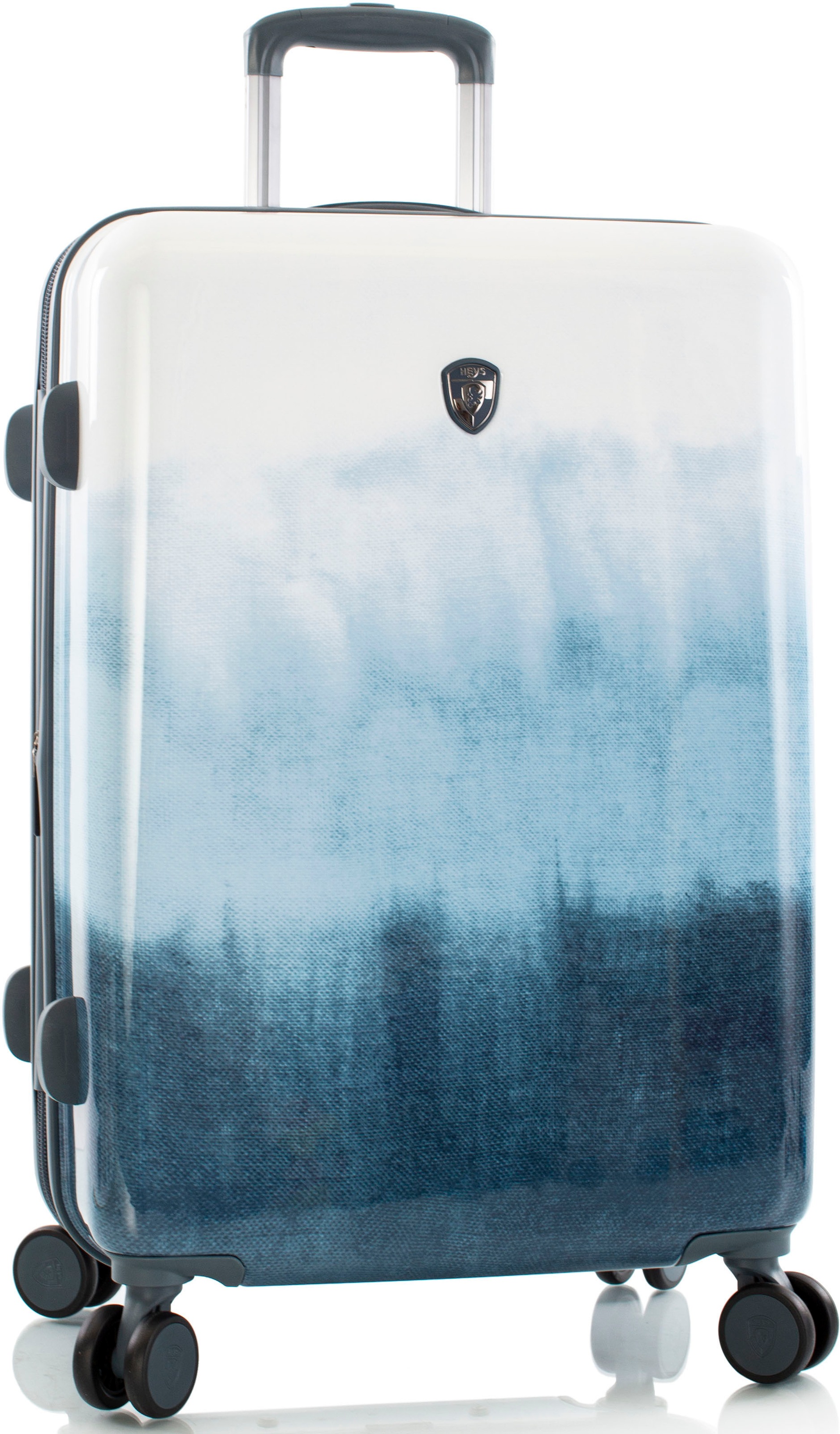 Heys Hartschalen-Trolley "Tie-Dye Blau, 66 Cm" 82 L 4 Rollen Heys X Joachim Llambi Hartschalen-Koffer Volumenerweiterung