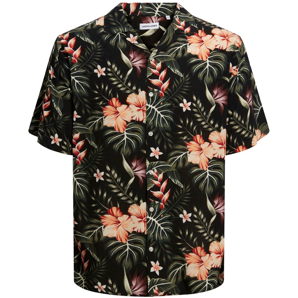 Jack & Jones PlusSize Kurzarmhemd »JJEJEFF RESORT FLORAL SHIRT SS PLS SN« Jack & Jones PlusSize Kurzarmhemd »JJEJEFF RESORT FLORAL SHIRT SS PLS SN«