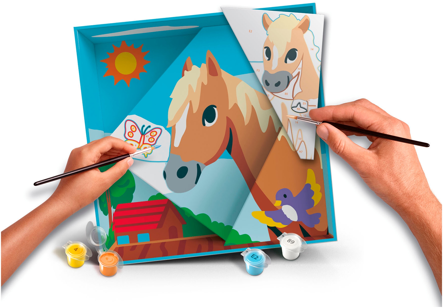 Ravensburger Malen nach Zahlen »CreArt, Do it together, Pferde«, Made in Europe