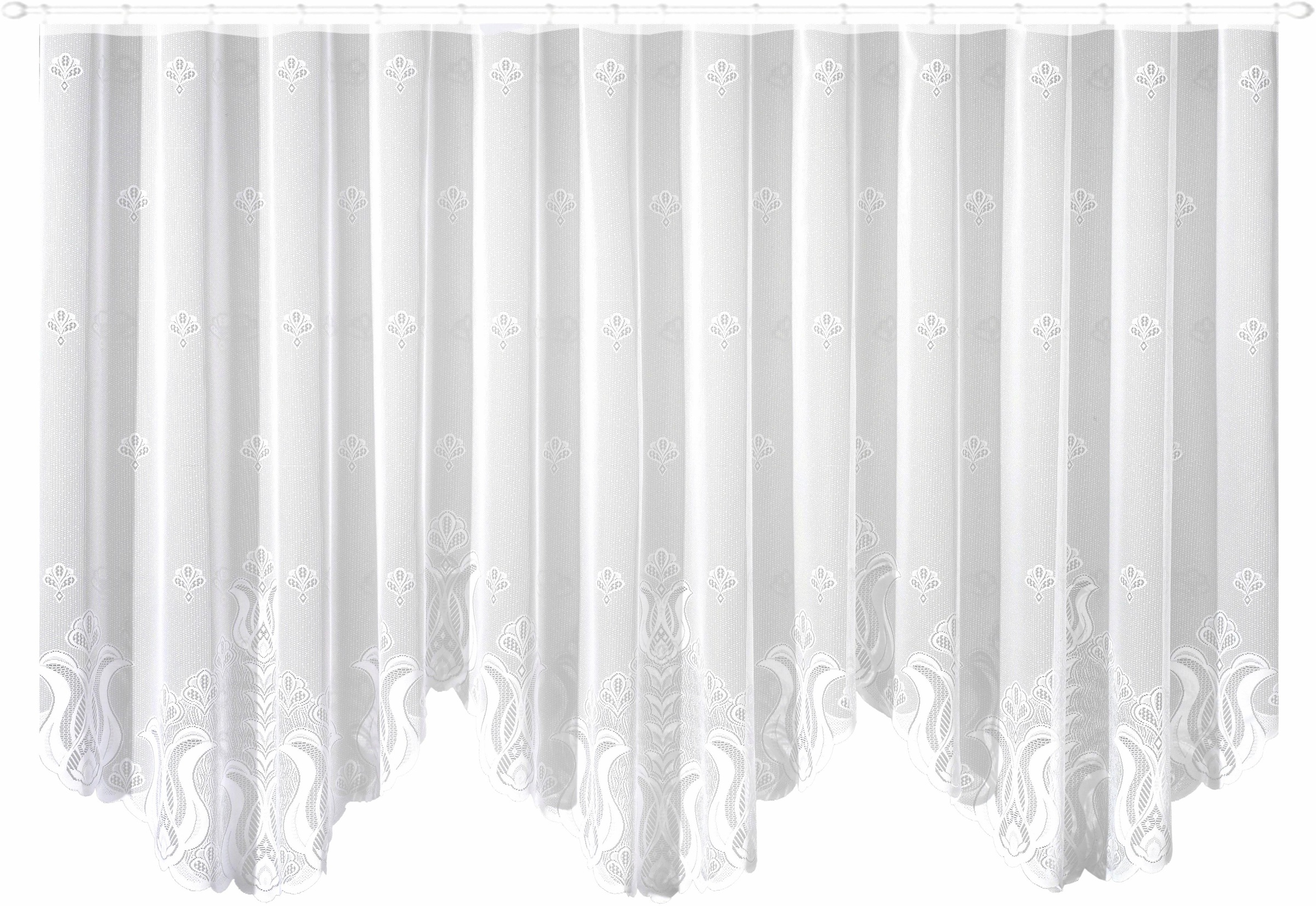 Weckbrodt Gardine "Alina" Kräuselband 1 Stk. tlg. Bogenstore, Jacquard, hal günstig online kaufen