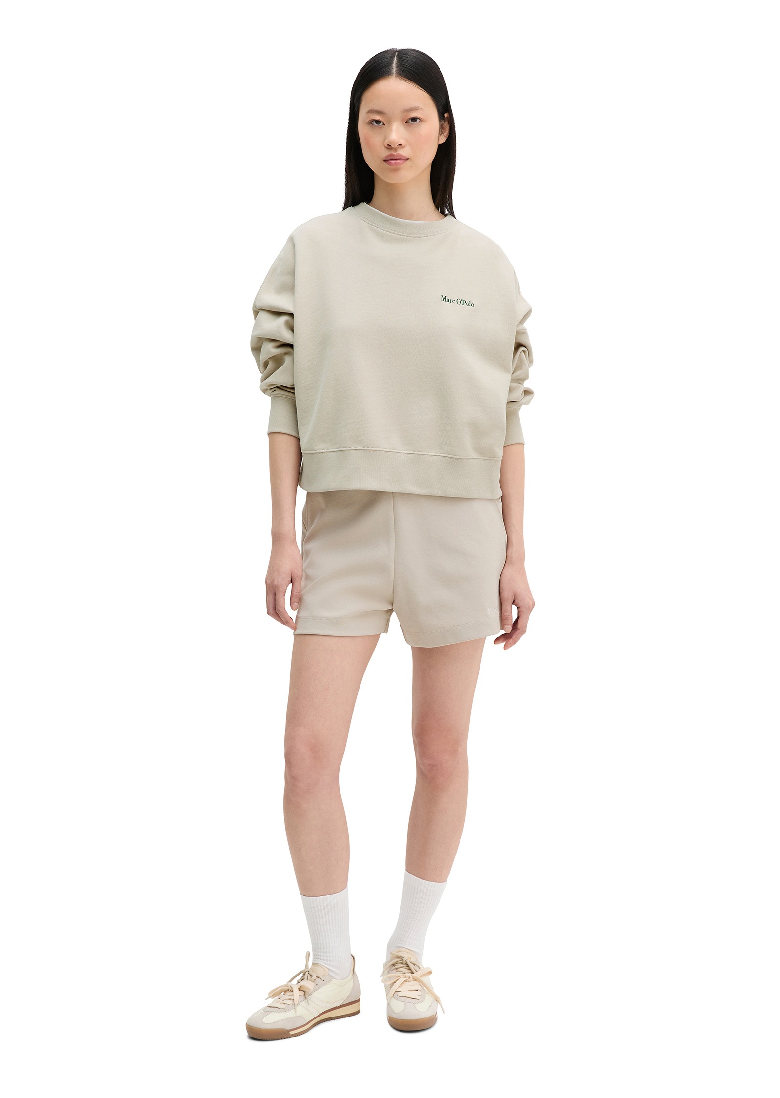 Marc O'Polo Sweatshirt »mit gepeachter Oberfläche«
