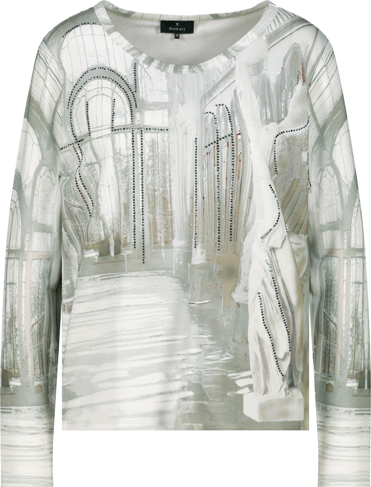 Monari Langarmshirt »Shirt Gallery allover«