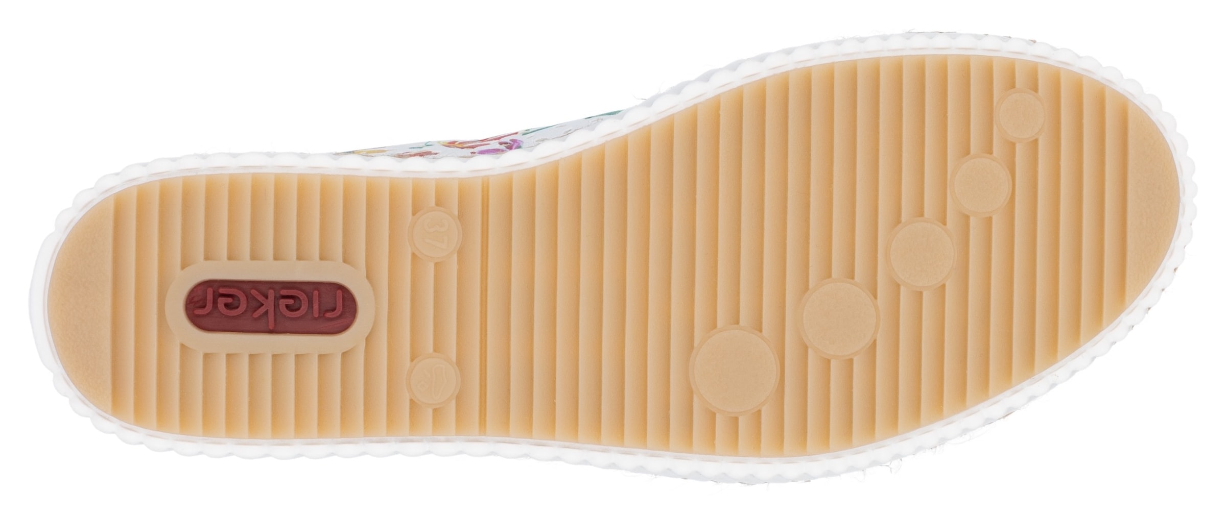 Rieker Plateausneaker, Schnürschuh, Halbschuh, Sneaker mit seitlichem Reißverschluss