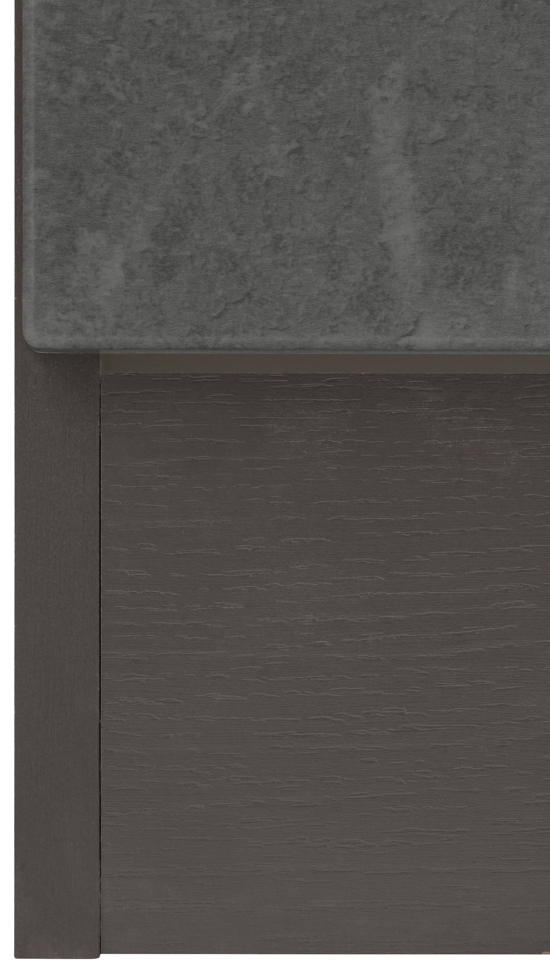 KOCHSTATION Küchenzeile »KS-Tulsa«, Breite 210 cm, schwarze Metallgriffe, hochwertige MDF Fronten