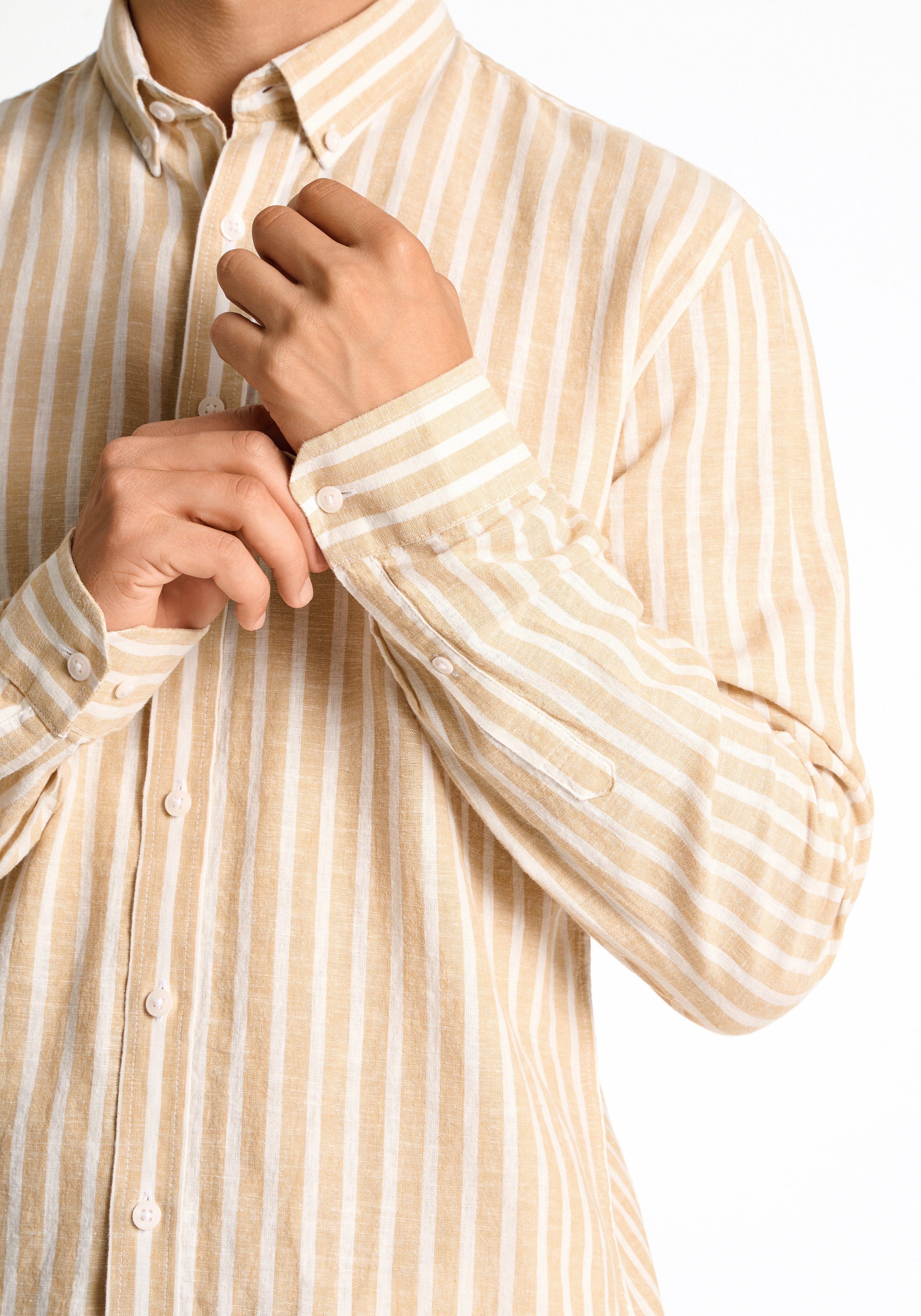 Lindberg Linhen Shirt Relaxed Fit Beige M 6