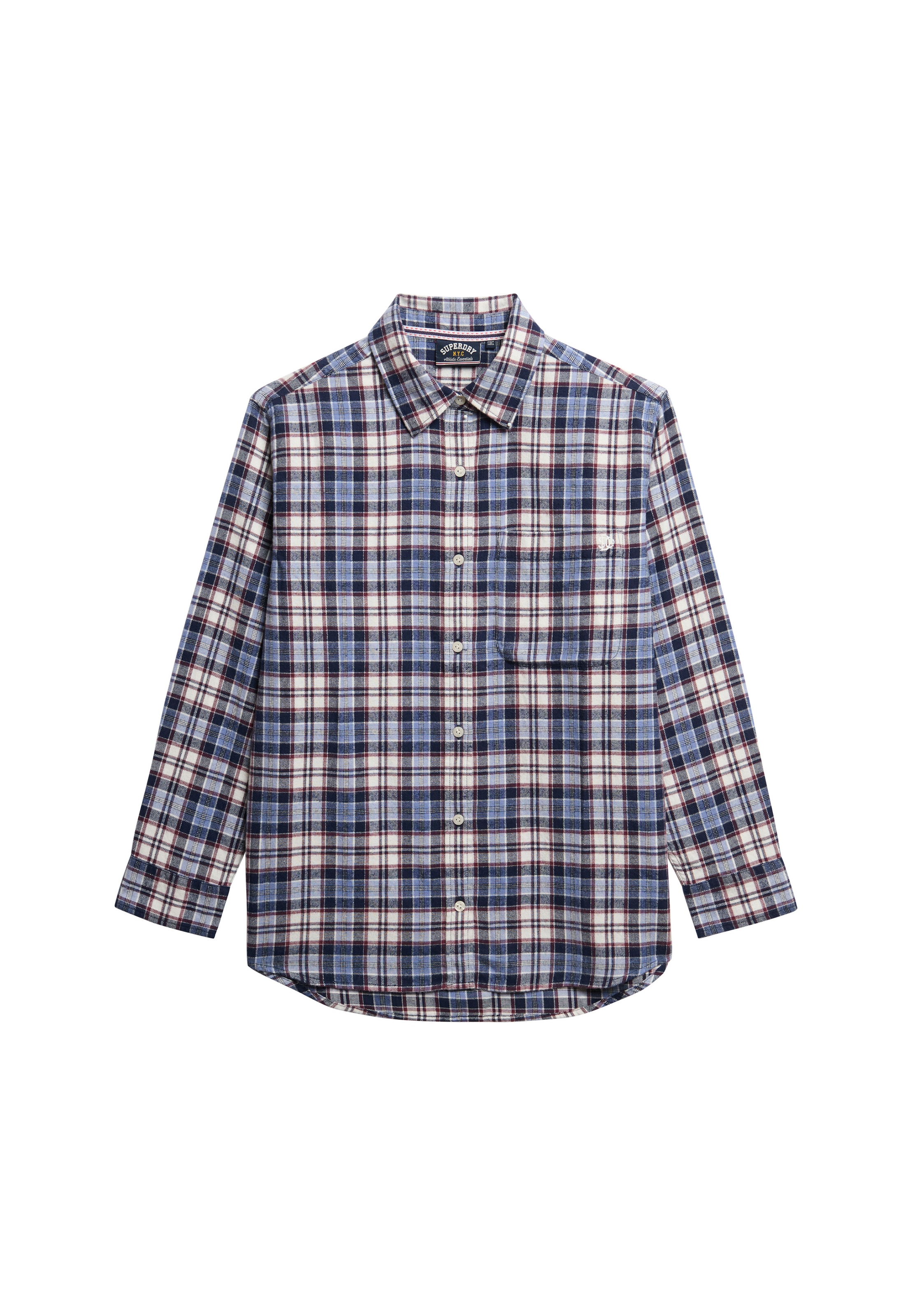 Superdry Karobluse »CHECK FLANNEL BOYFRIEND SHIRT«