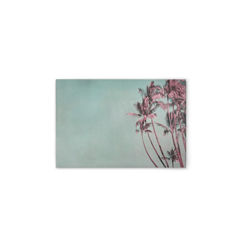 A.S. Création Leinwandbild "Tropical Breeze - Wandbild Blau Rosa Grau Keilr günstig online kaufen