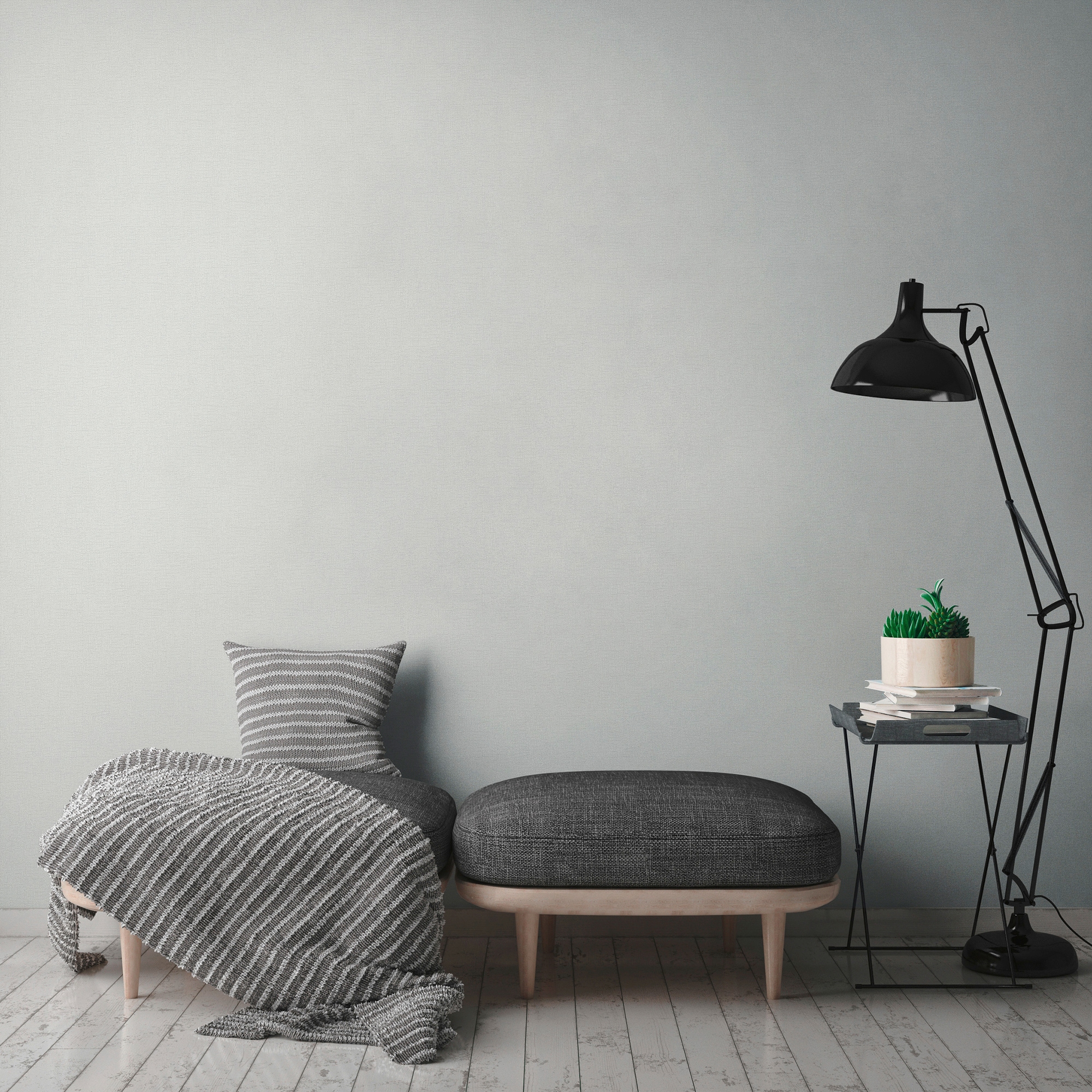 A.S. Création Vliestapete »Attractive« einfarbig | uni | unifarben glatt Uni Tapete einfarbig Tapeten Wohnzimmer Schlafzimmer Küche Flur Design