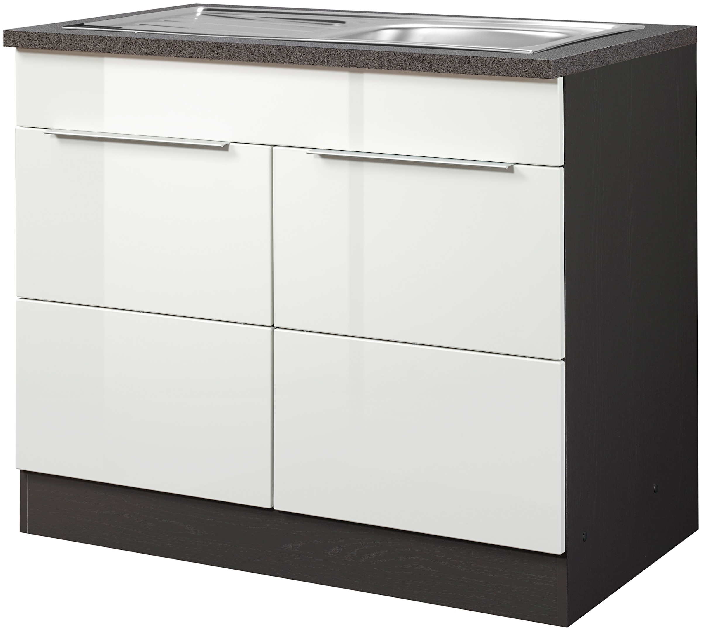 Spülenschrank »KS-Brindisi«, 100 cm breit, inklusive Einbauspüle