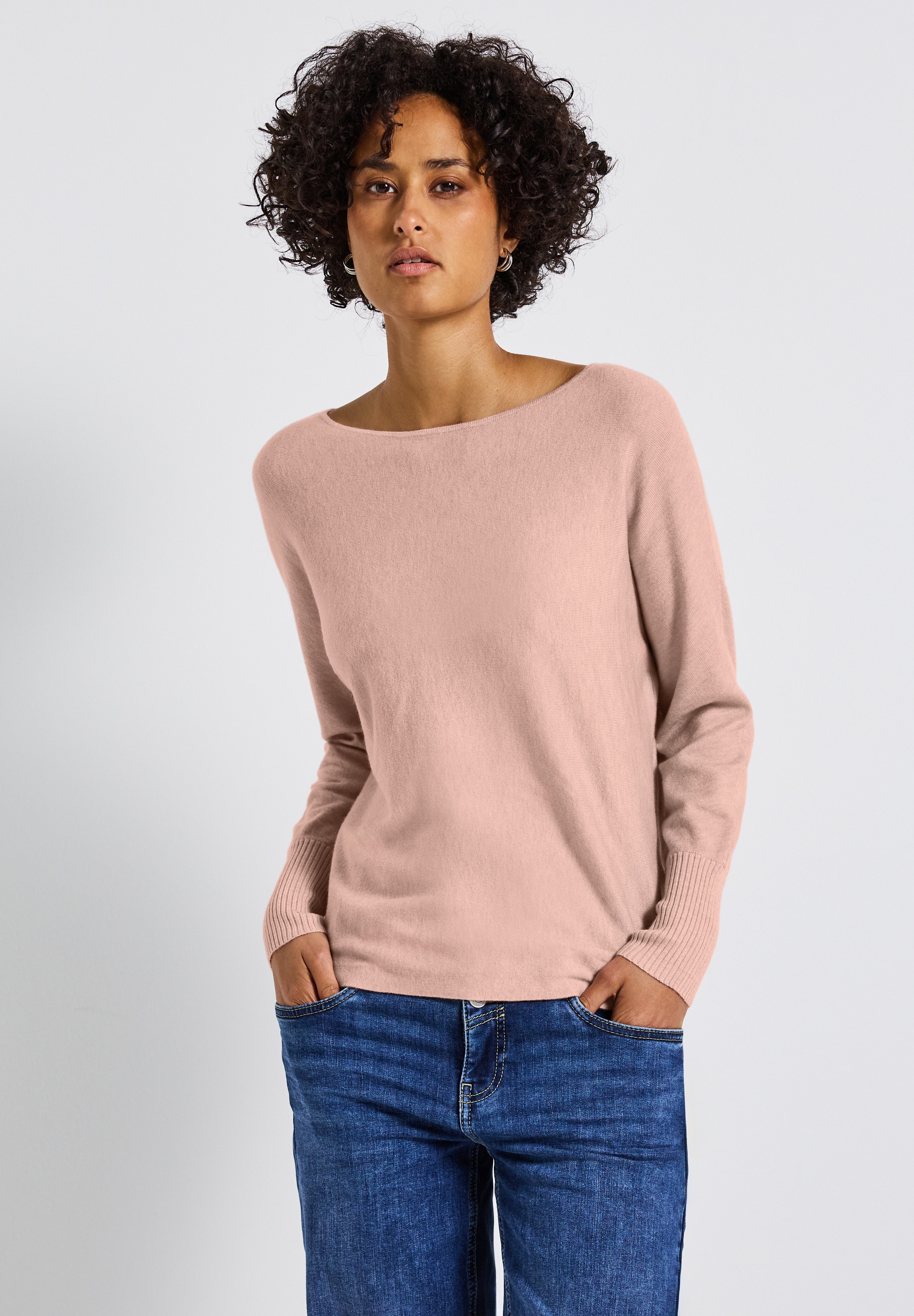 STREET ONE Strickpullover, mit U-Boot-Ausschnitt günstig online kaufen