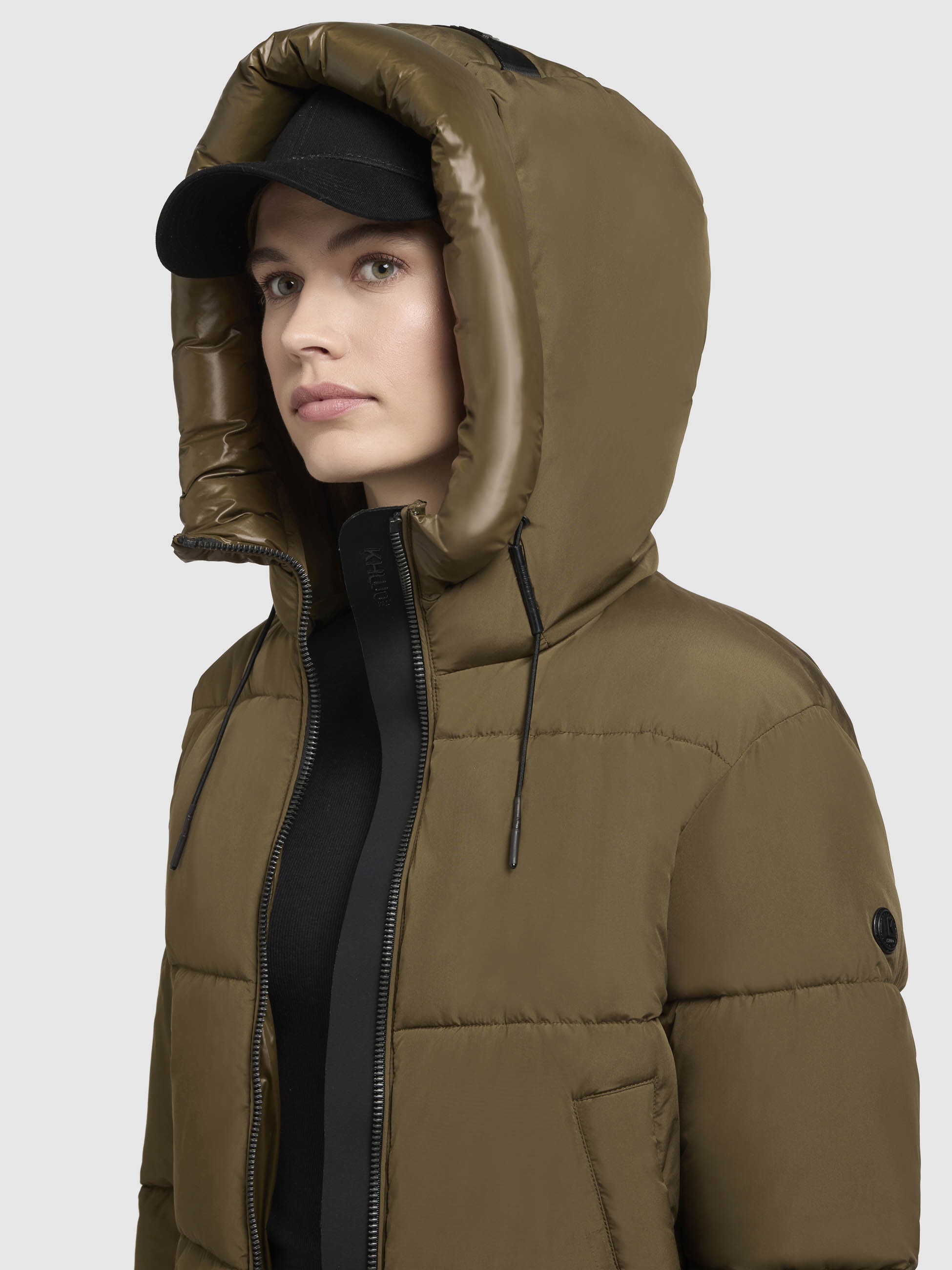 khujo Steppjacke »ELIDA«, mit Kapuze