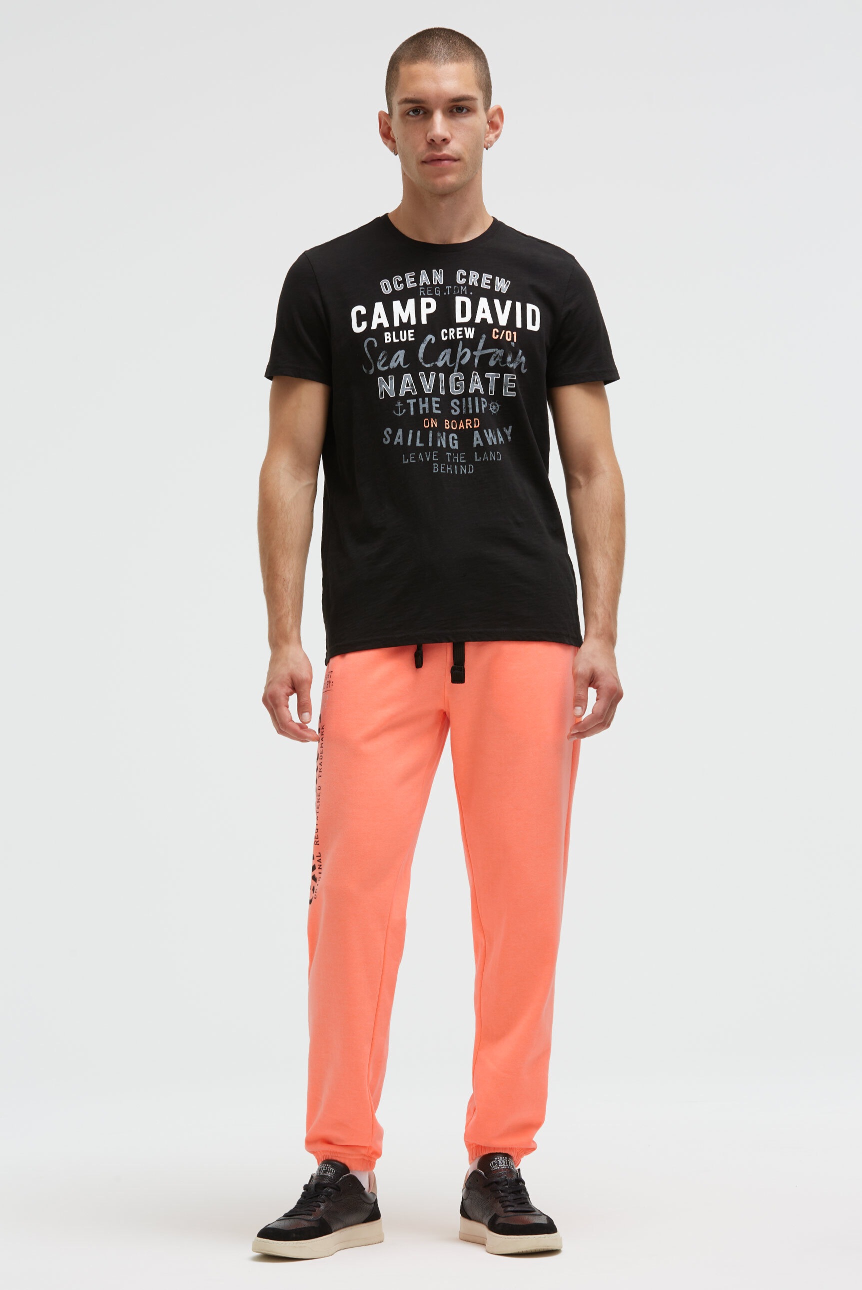 CAMP DAVID Sporthose  mit Elastikbund und Kordel