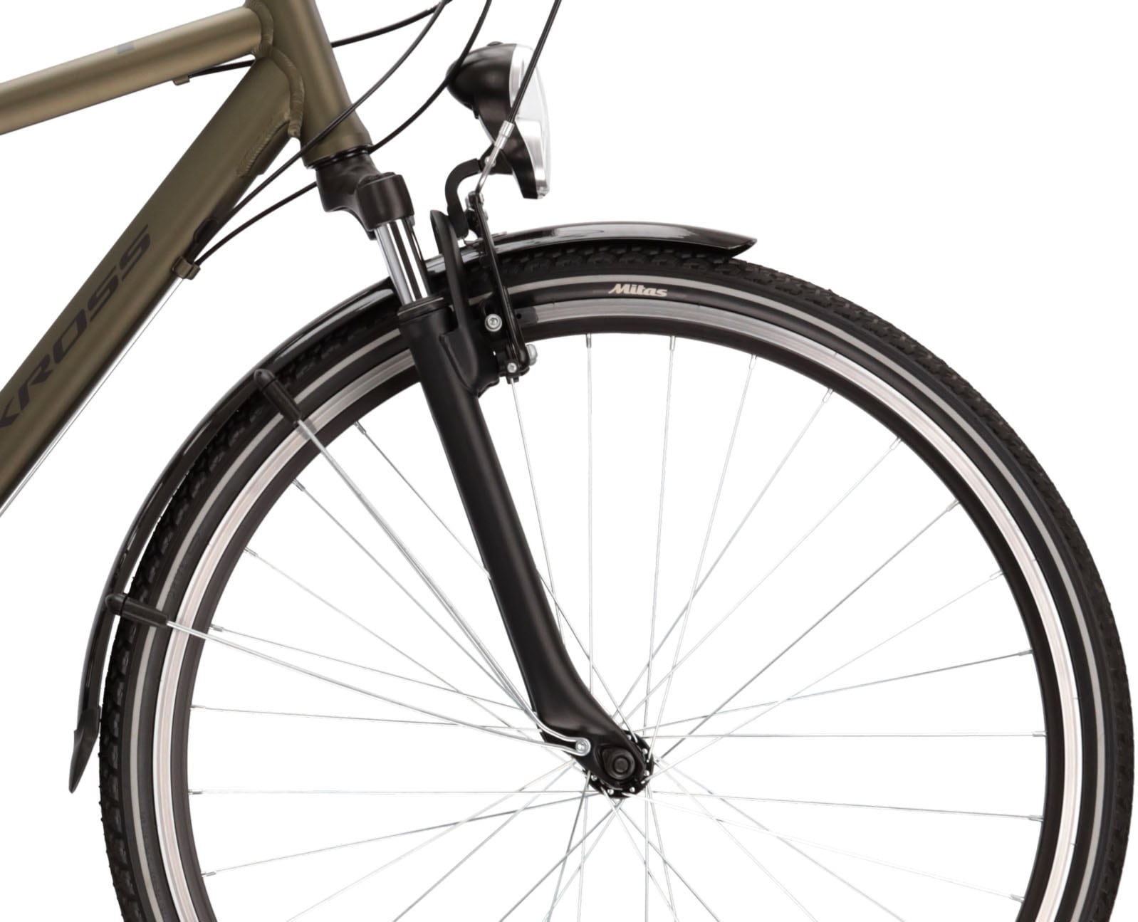 Kross Trekkingrad »KROSS Trekkingrad Trans 1.0 28" khaki«, 21 Gang, RDM41 Schaltwerk, Kettenschaltung