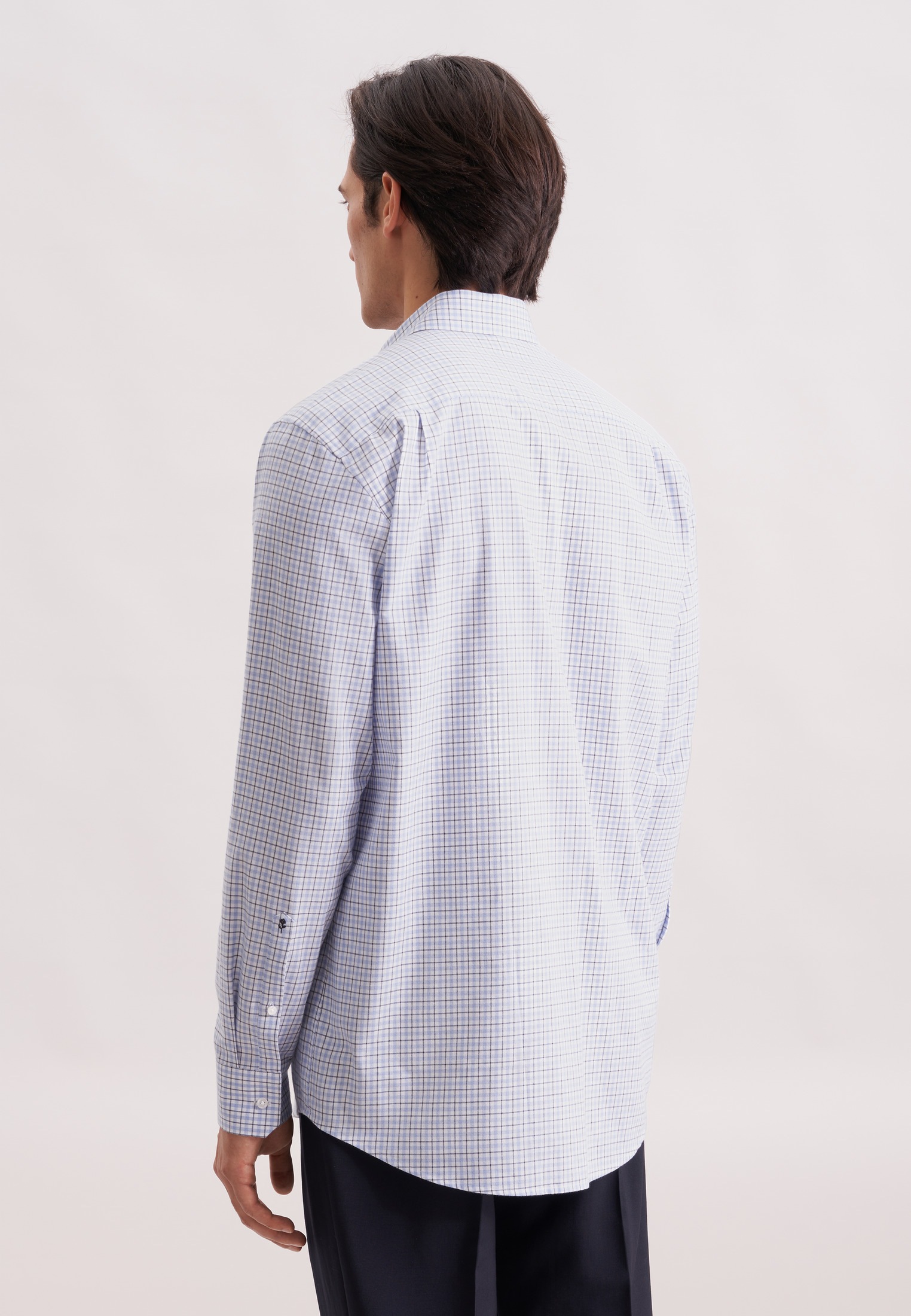 seidensticker Flanellhemd "Schwarze Rose" Regular 1/1 Button-Down-Kragen Ka günstig online kaufen