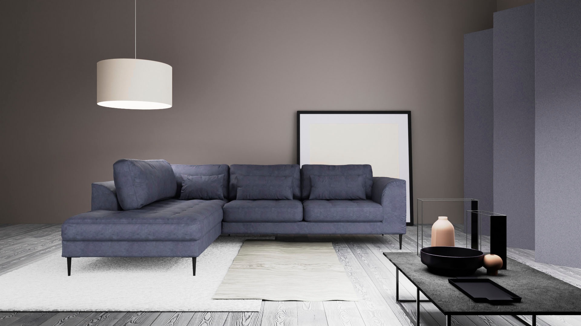 TRENDMANUFAKTUR Ecksofa "Luzi, wahlweise mit Schlaffunktion und Bettkasten, günstig online kaufen