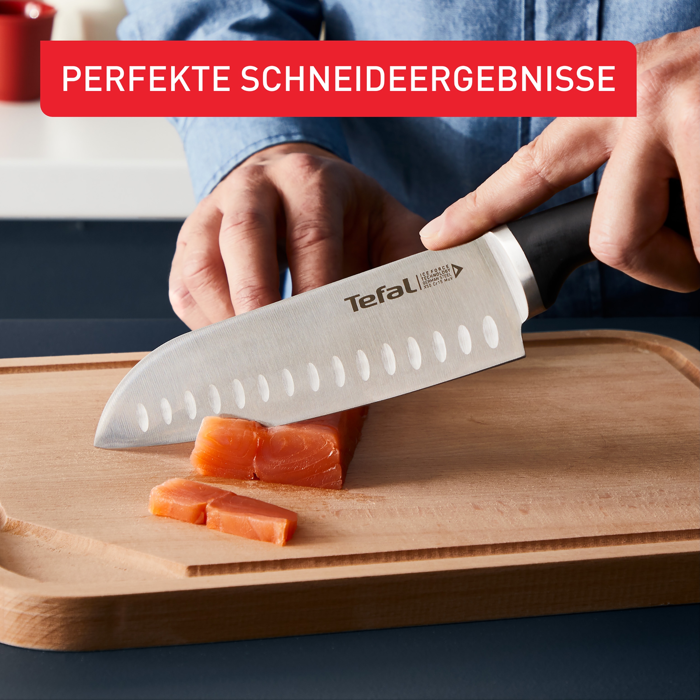 Tefal Schälmesser »Ice Force« 9 cm, Eishärtungstechnologie, Klinge aus deutschem Edelstahl