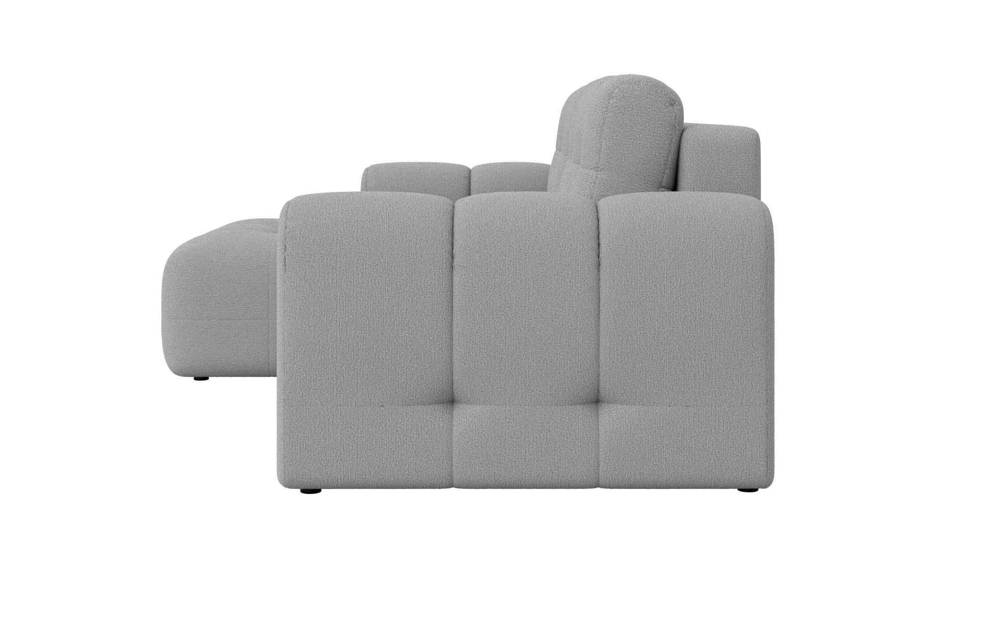 INOSIGN Ecksofa »Manilla, wahlweise mit Bettfunktion, B/T/H 265/170/91 cm«, L-Form mit Recamiere rechts/links bestellbar, Wellenunterfederung