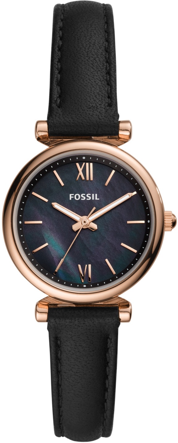 Fossil Quarzuhr »Carlie Mini, ES4700«, Armbanduhr, Damenuhr, analog