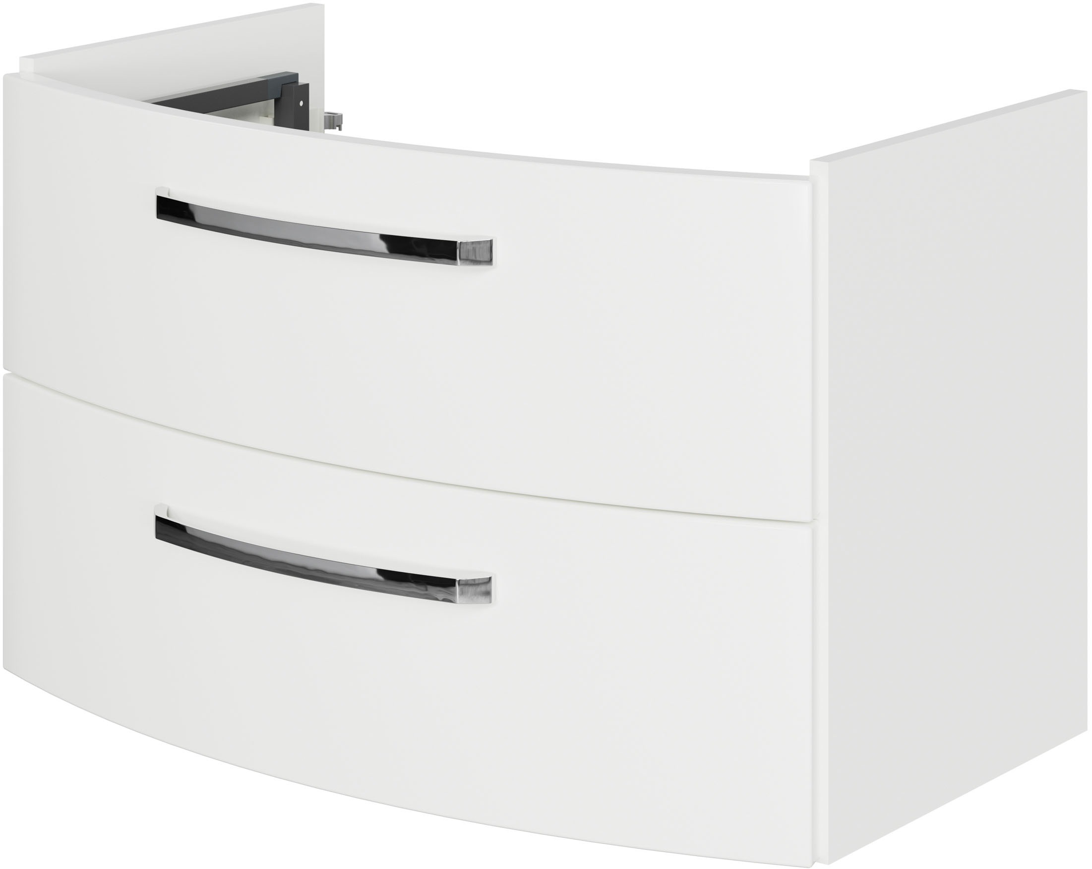 Saphir Badmöbel-Set »Serie 4010 4-teilig Keramik-Waschtisch mit LED-Spiegelschrank«, (Set), Badezimmer Set mit Unterschrank, Hängeschrank, inkl. Türdämpfer