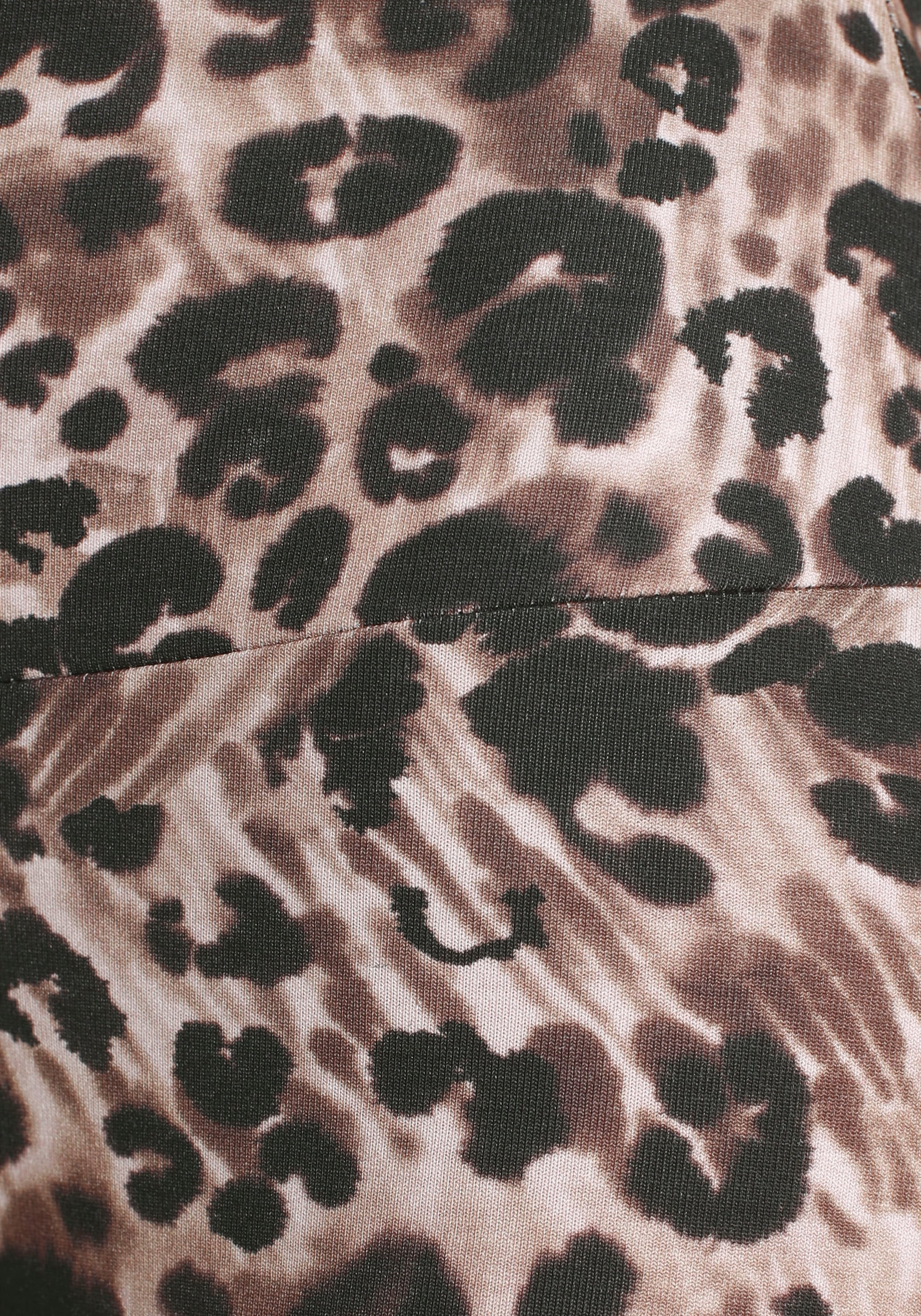 H.I.S Leggings, mit Leoprint, Loungewear