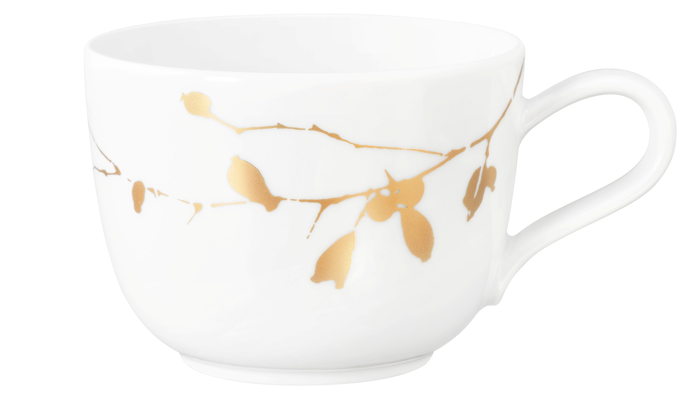 Seltmann Weiden Kaffeeservice »Geschirr-Set, 18 Teile, Liberty Golden Rose Hip«, (Set, 18 tlg., 6x Kombi-Untertasse, 6x Frühstücksteller, 6x Kaffeeobertasse 0,26 l), Tassen, Untertassen, Teller, Made in Germany, 18 Teile, für 6 Personen