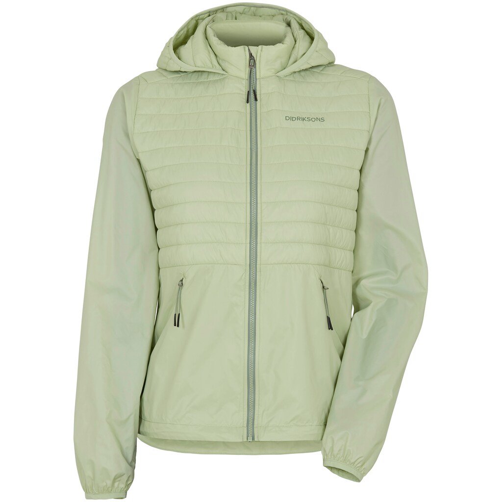 Damenmode Jacken & Mäntel Didriksons Outdoorjacke »MAJ«, mit tollem Stepp-Einsatz grün Damenmode Jacken & Mäntel Didriksons Outdoorjacke »MAJ«, mit tollem Stepp-Einsatz grün
