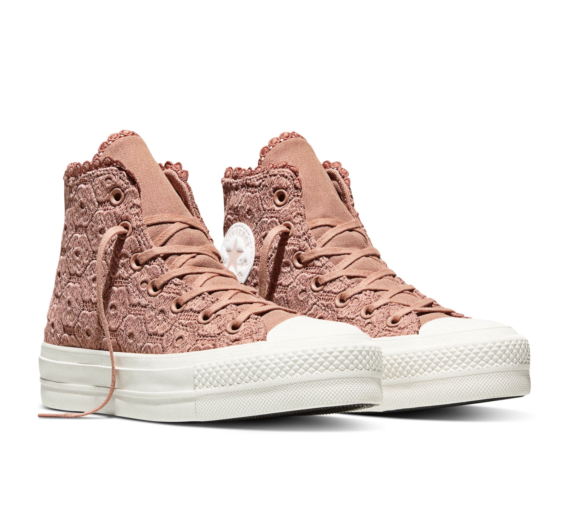 Converse Sneaker "CHUCK TAYLOR ALL STAR LIFT PLATFORM CROCHET" für sportlichen Look im Alltag, sportlicher Stil, mit Schnürung